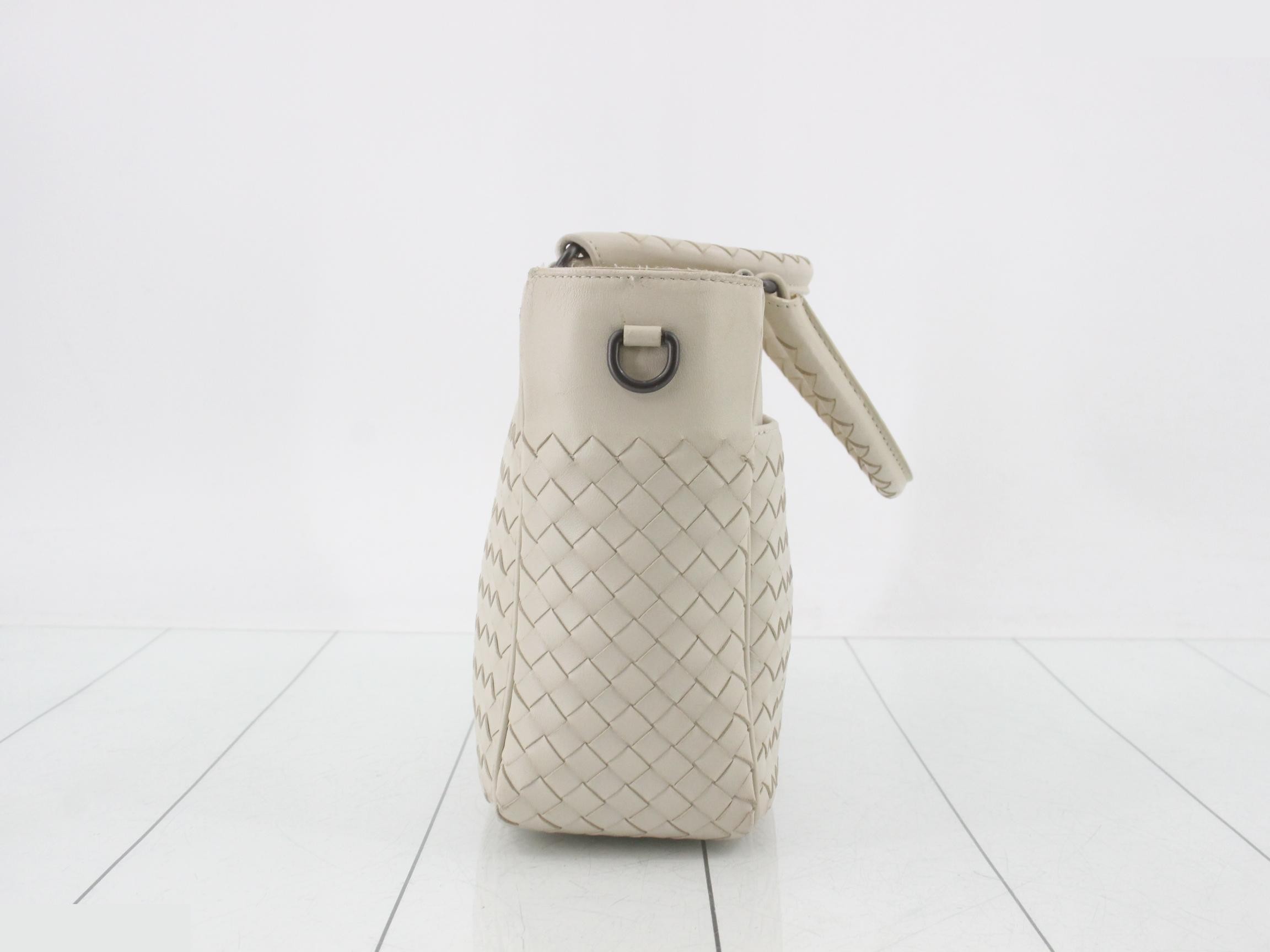 Intrecciato Leather 2-Way Shoulder Bag — view 4