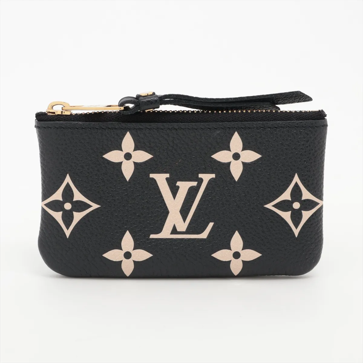 Bicolor Monogram Empreinte Pochette Clé M80885 TN4275 Noir Coin Case