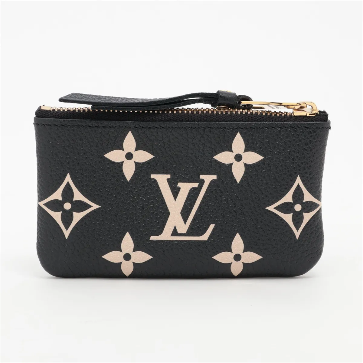 Bicolor Monogram Empreinte Pochette Clé M80885 TN4275 Noir Coin Case — view 2