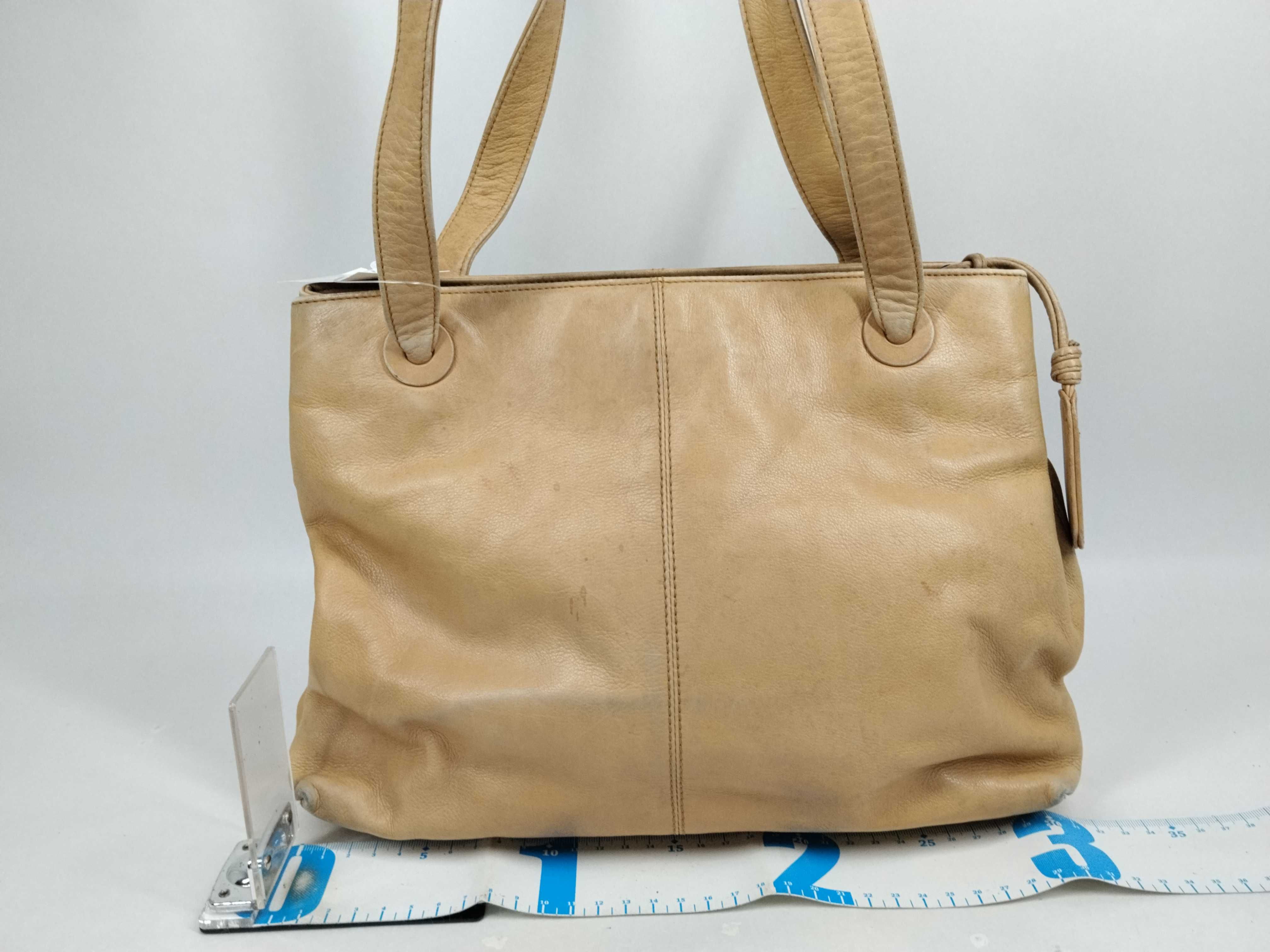 Calfskin Coco Mark Leather Handbag — view 2