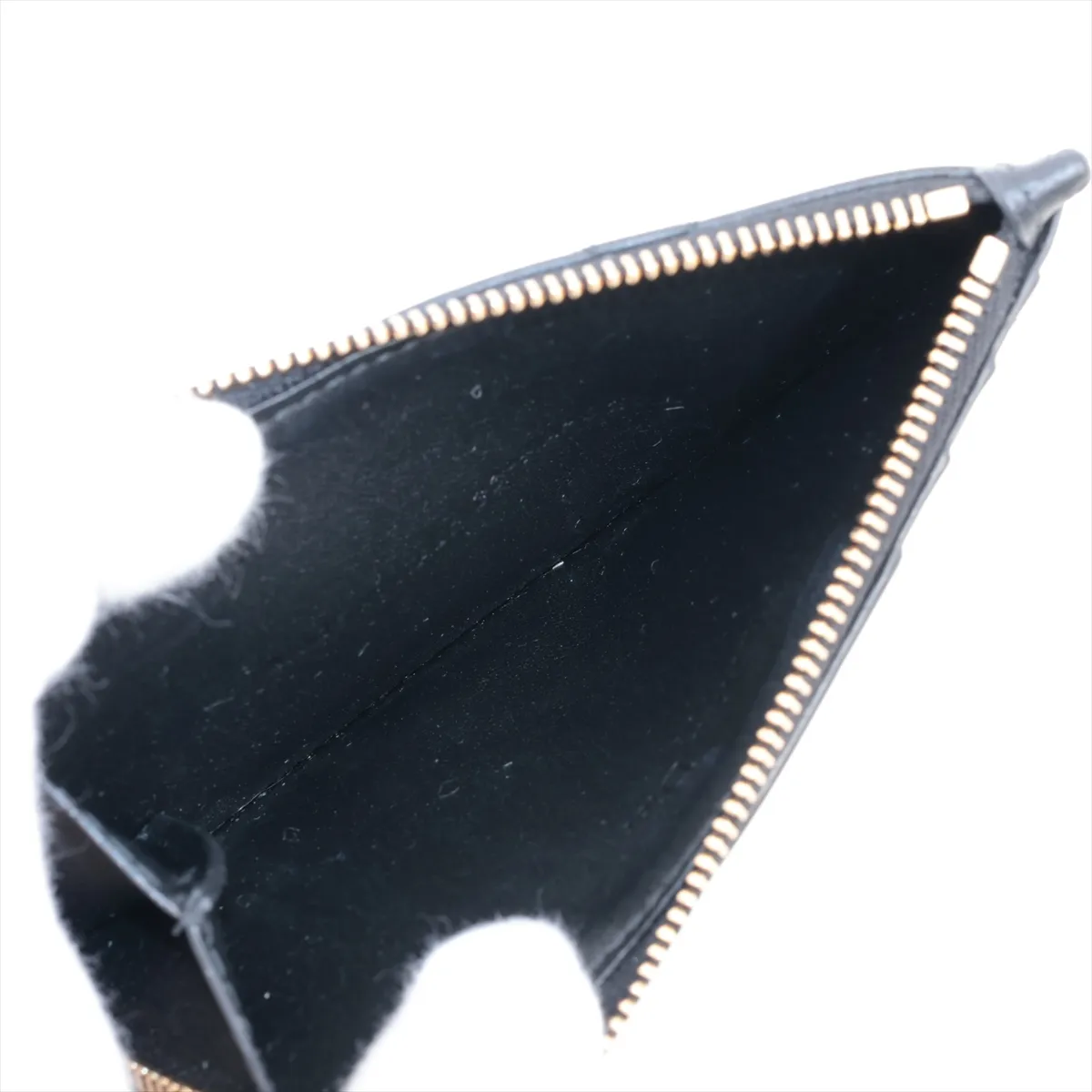 Lady Dior Cannage Leather Fragment Case, Black — view 3