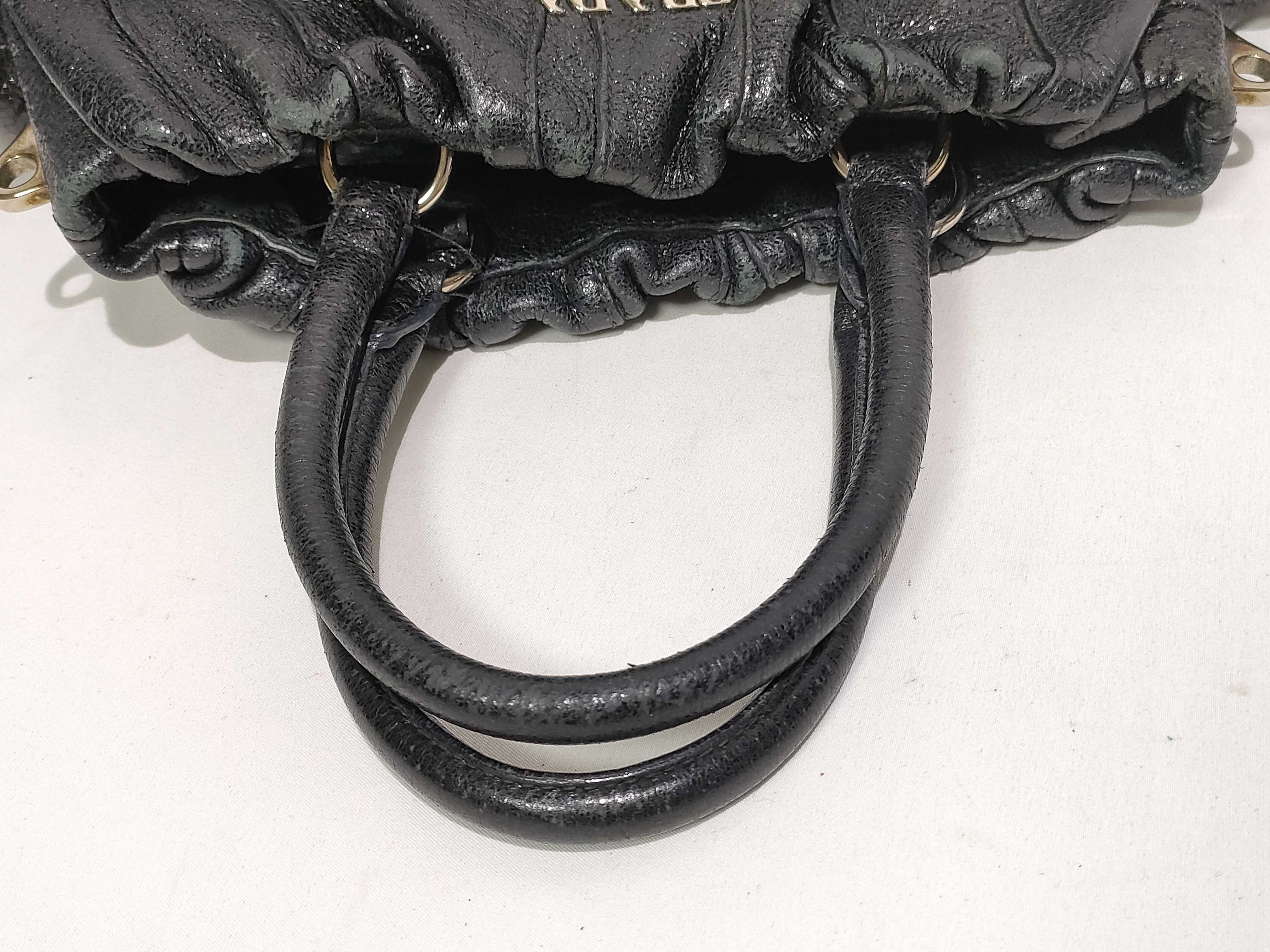 SG - Black Nappa Waves Shoulder Bag (Handbag) — view 3