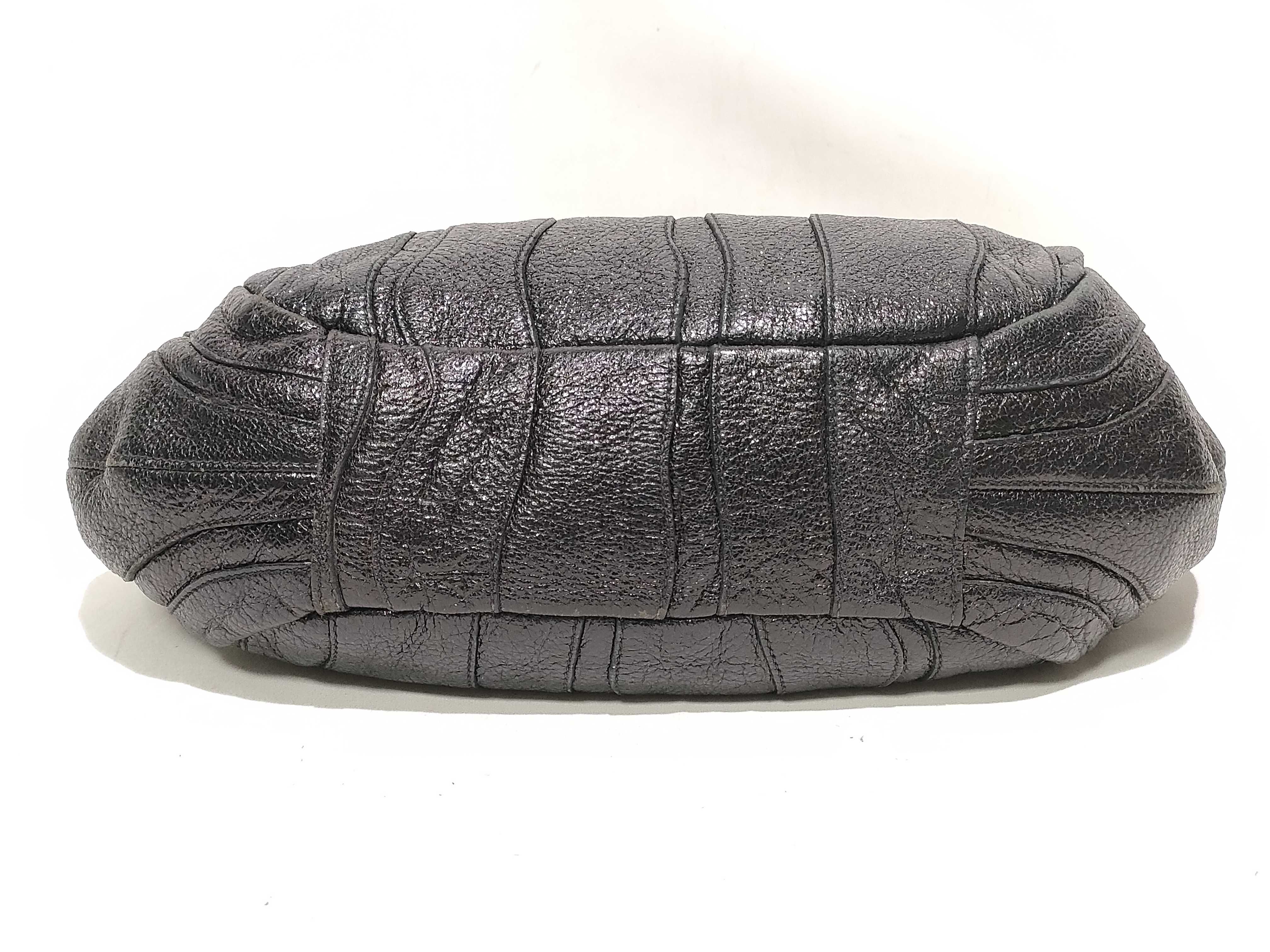 SG - Black Nappa Waves Shoulder Bag (Handbag) — view 7