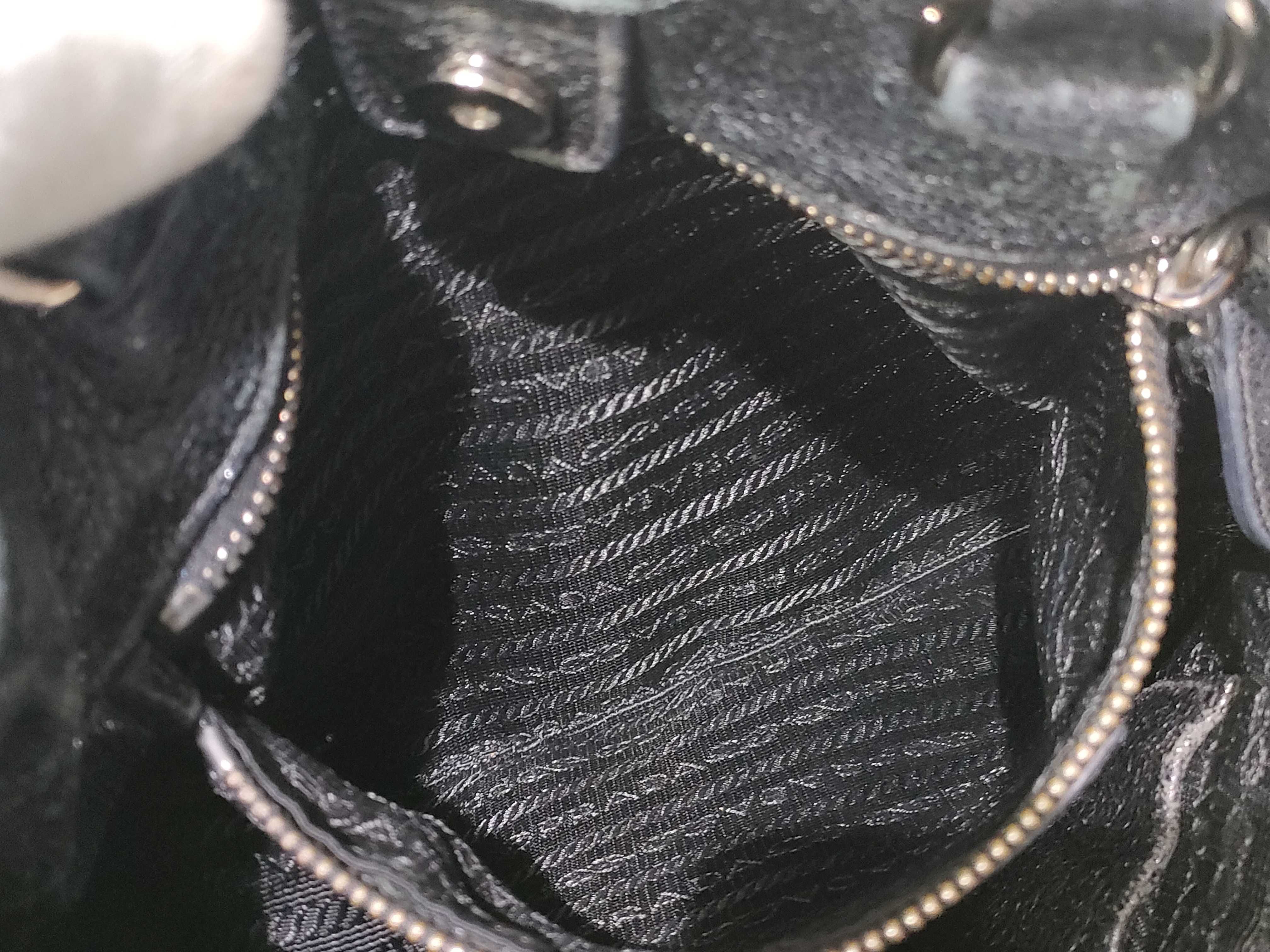 SG - Black Nappa Waves Shoulder Bag (Handbag) — view 9