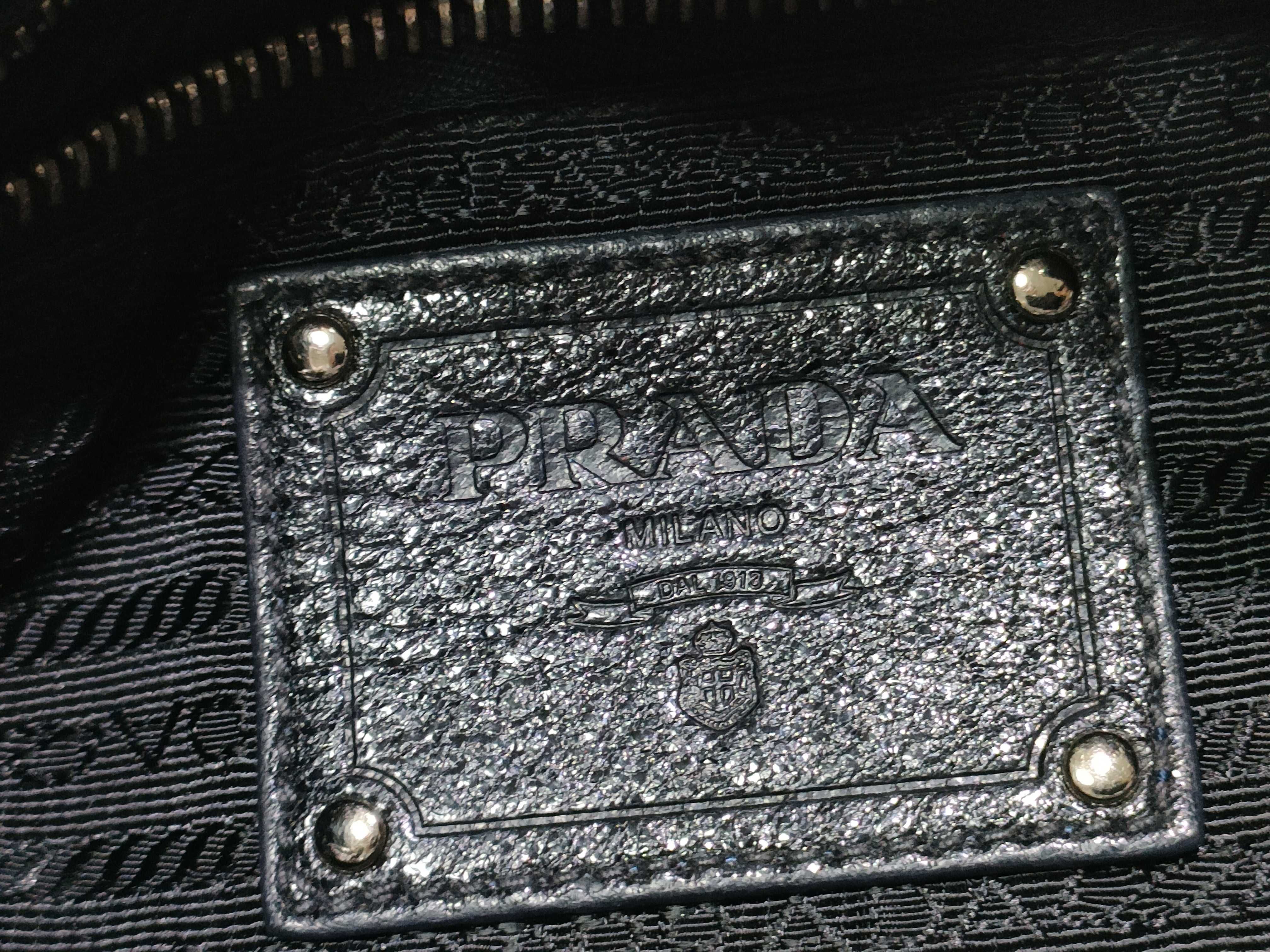 SG - Black Nappa Waves Shoulder Bag (Handbag) — view 10