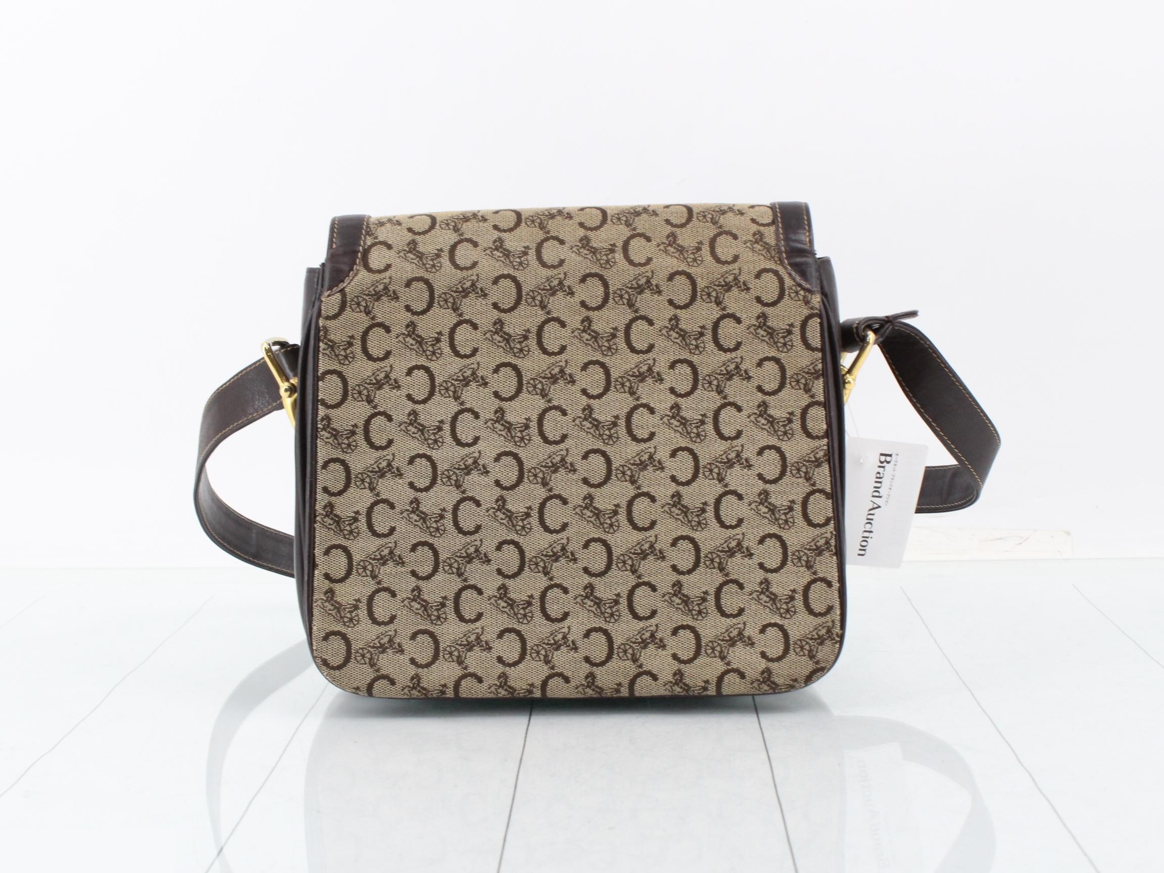 Macadam Shoulder Bag, Brown Canvas — view 2