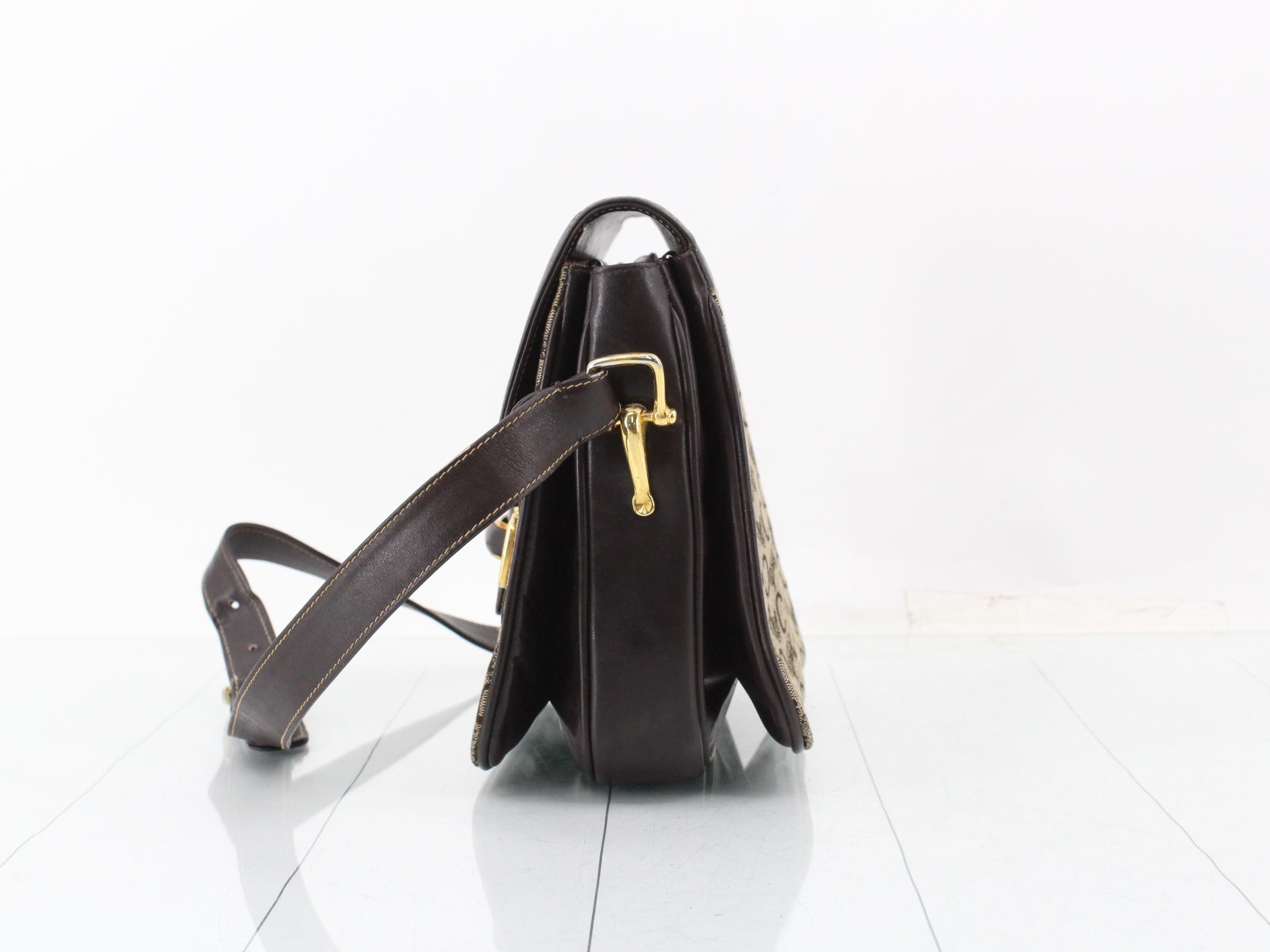 Macadam Shoulder Bag, Brown Canvas — view 3
