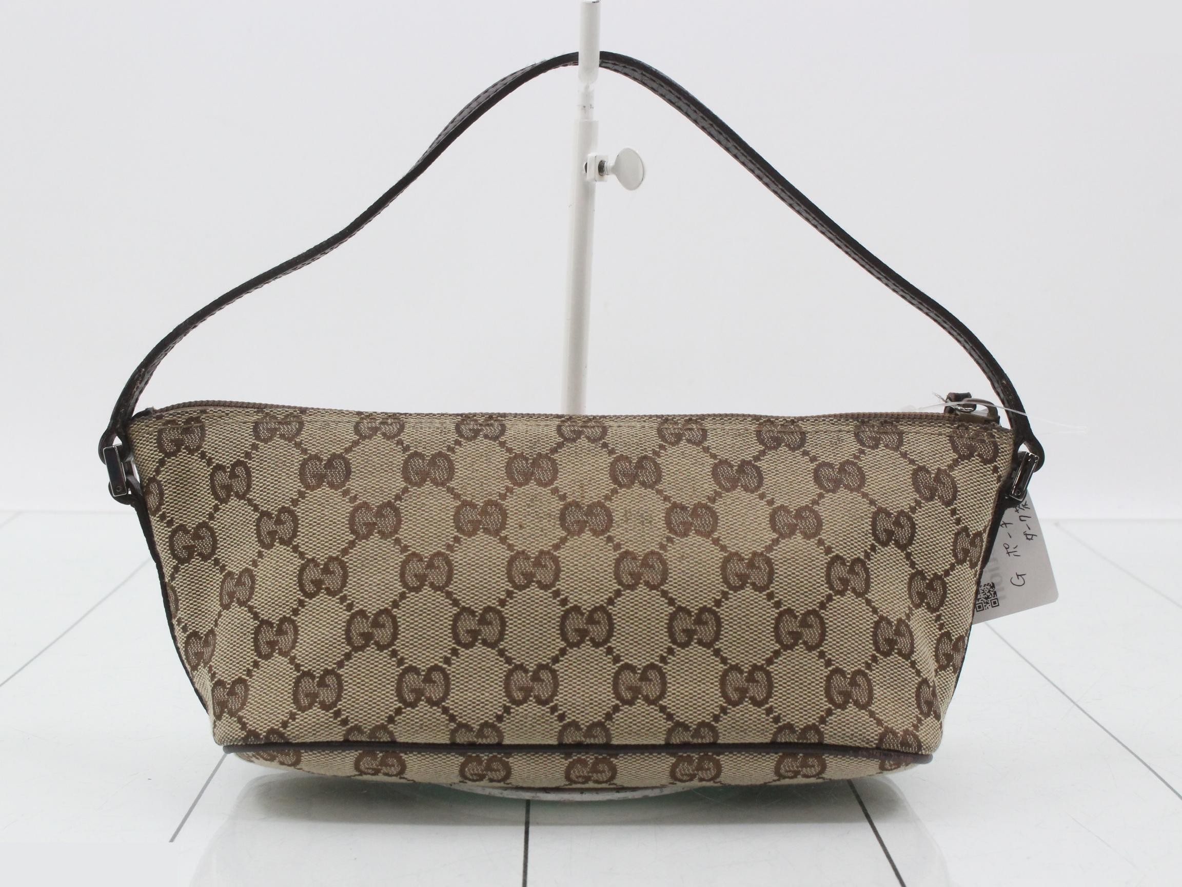 GG Canvas (Bag) / Pouch - Dark Brown — view 2