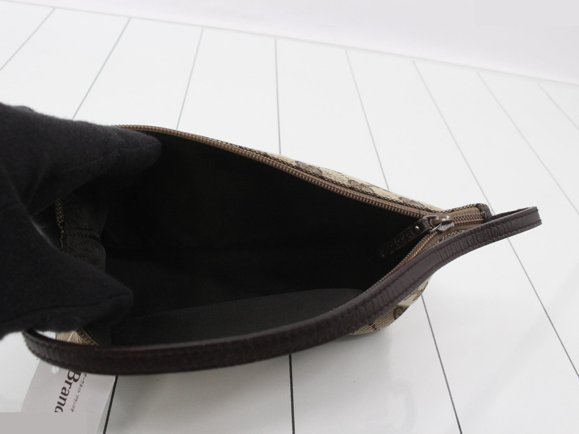 GG Canvas (Bag) / Pouch - Dark Brown — view 4