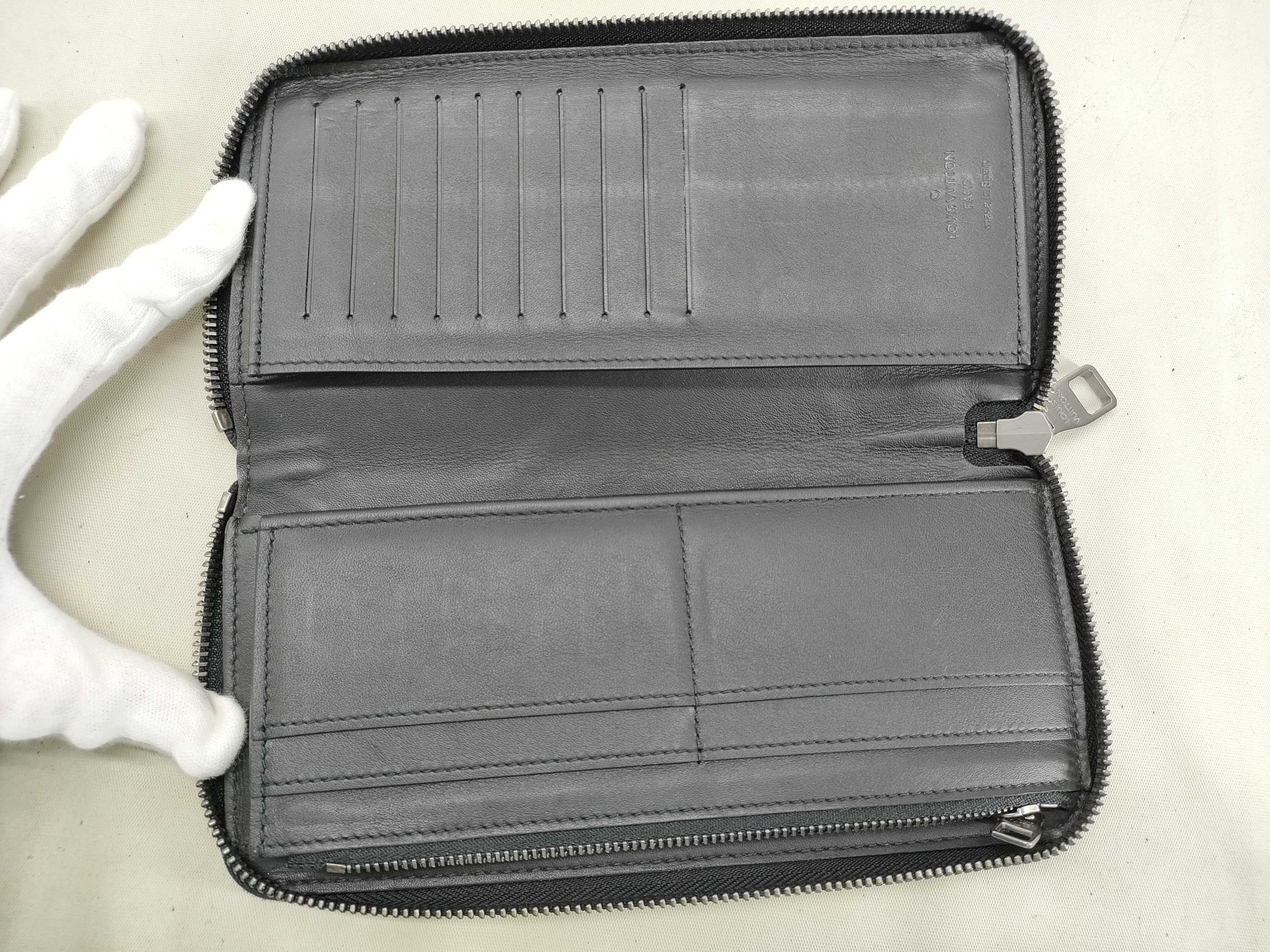 Damier Infini Zippy Wallet Vertical Long Wallet CA1158 N63548 Wallet — view 9