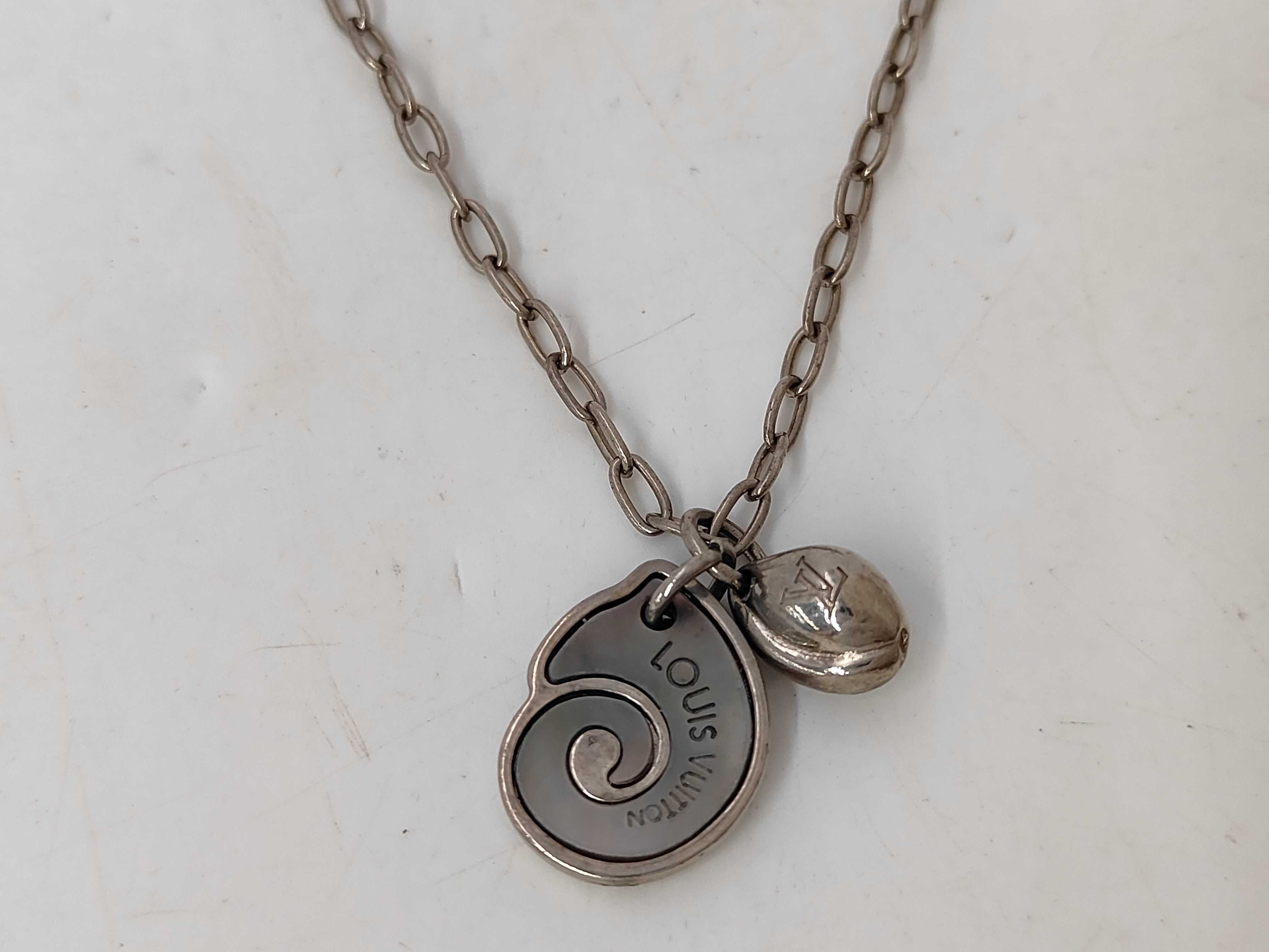 Sand Charms Silver Necklace LE0196 — view 2