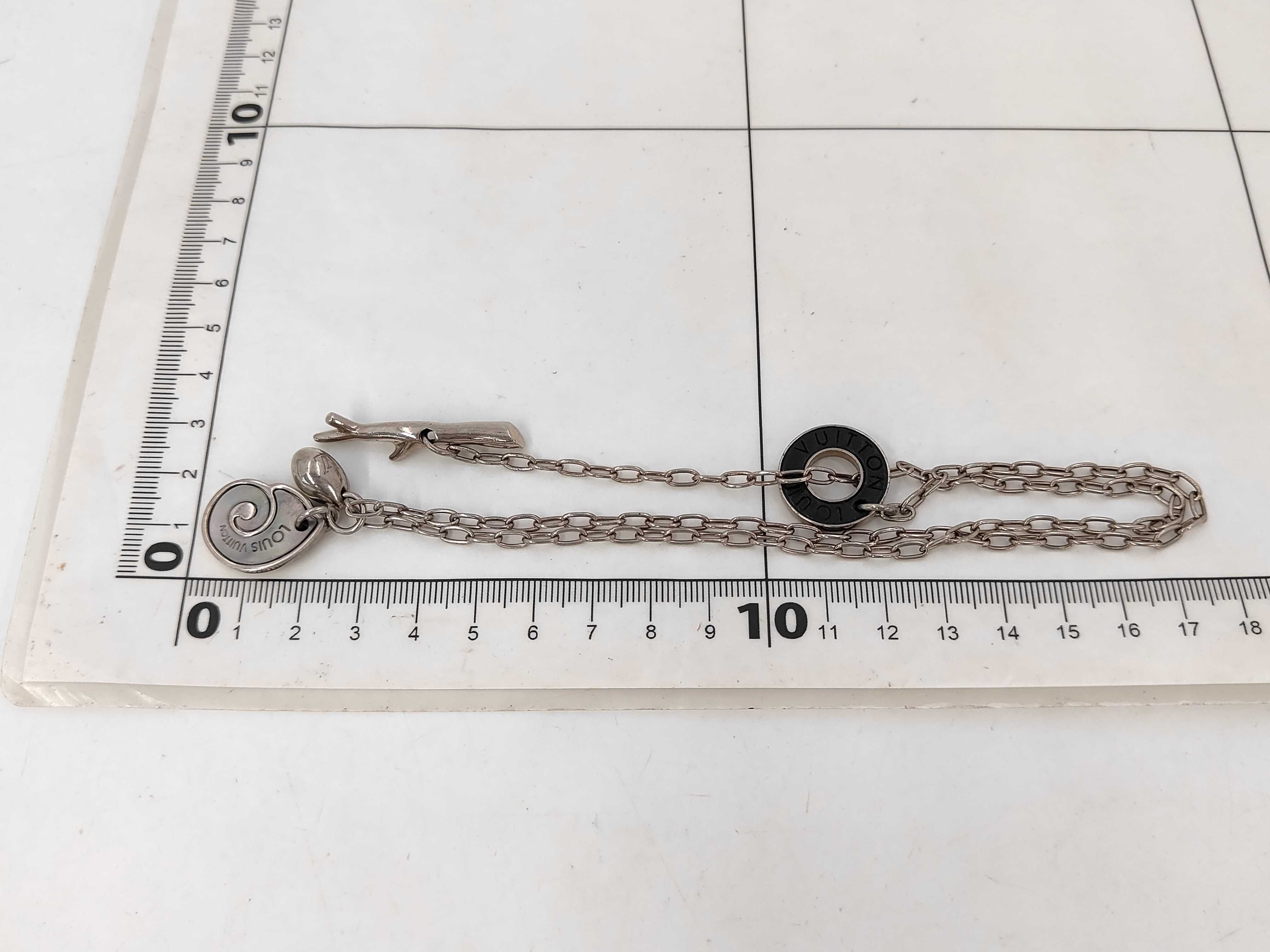 Sand Charms Silver Necklace LE0196 — view 6
