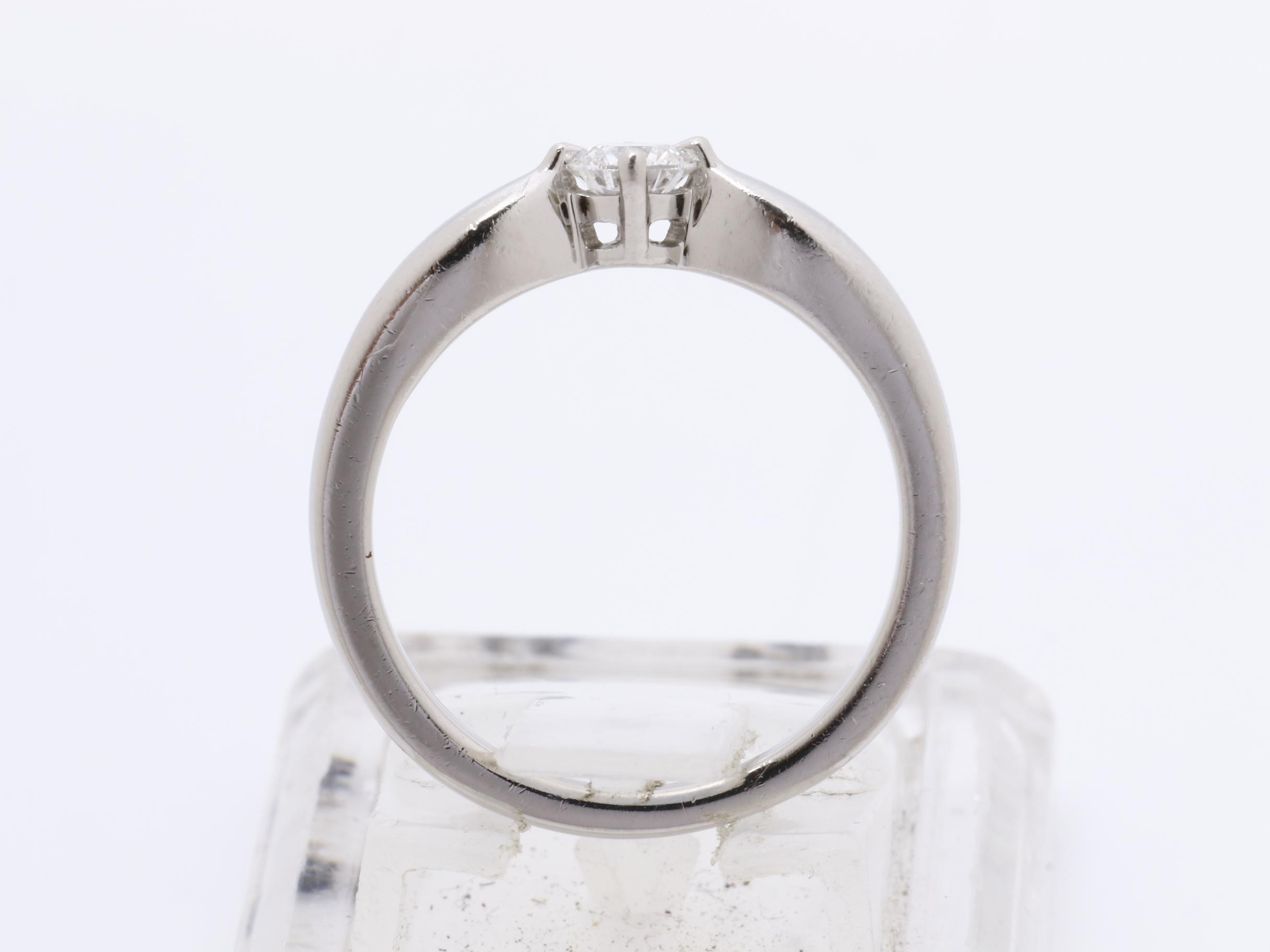 PT950 4.5G Diamond Ring #9 — view 5