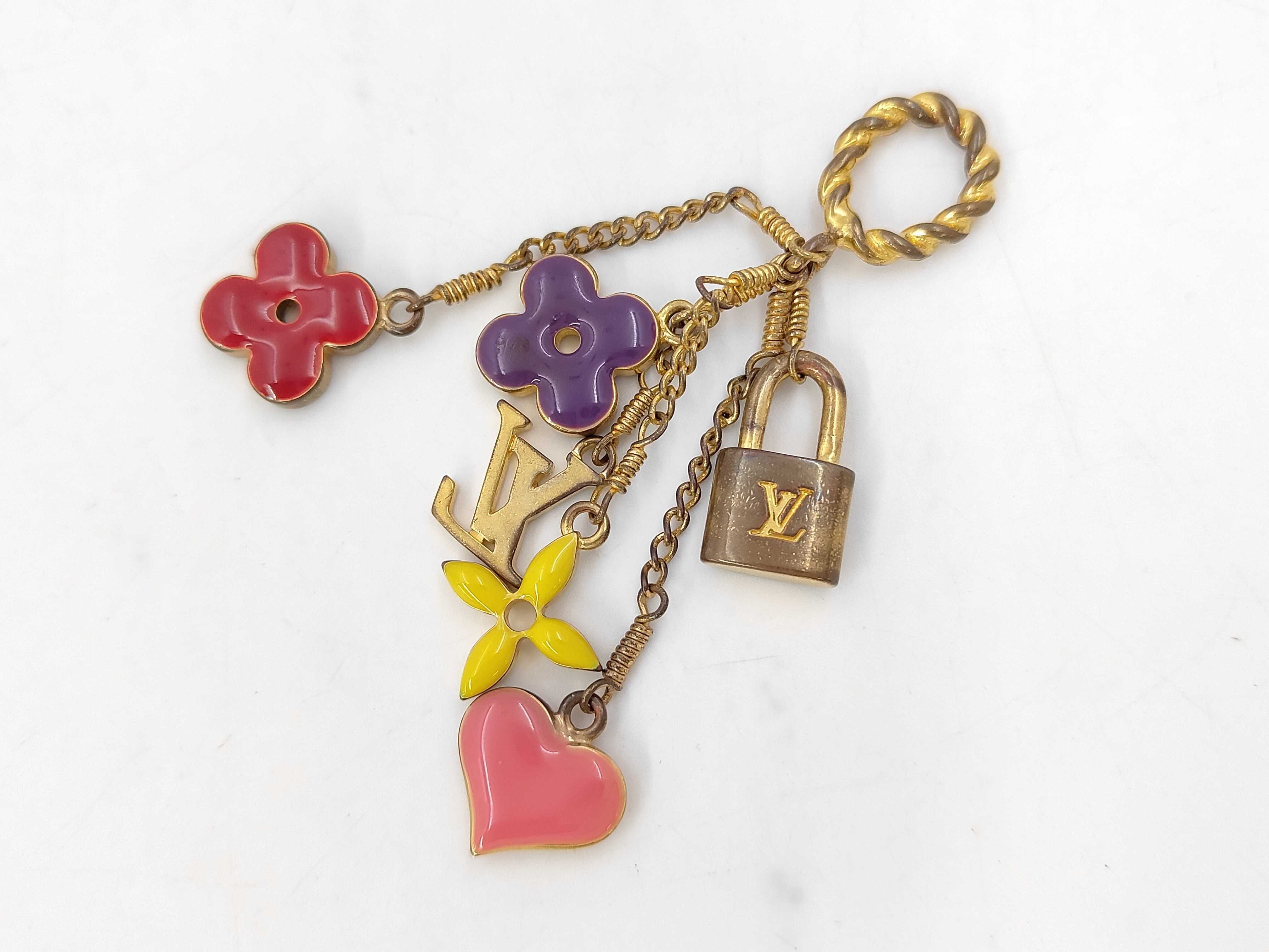 Sweet Monogram Bag Charm M65391 Gold Multicolor Charm — view 2