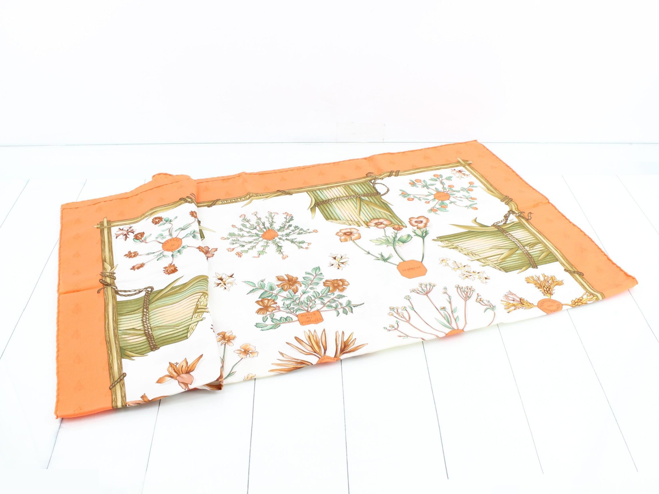 Carre 90 Herbier de Gavarnie Silk Scarf — view 3