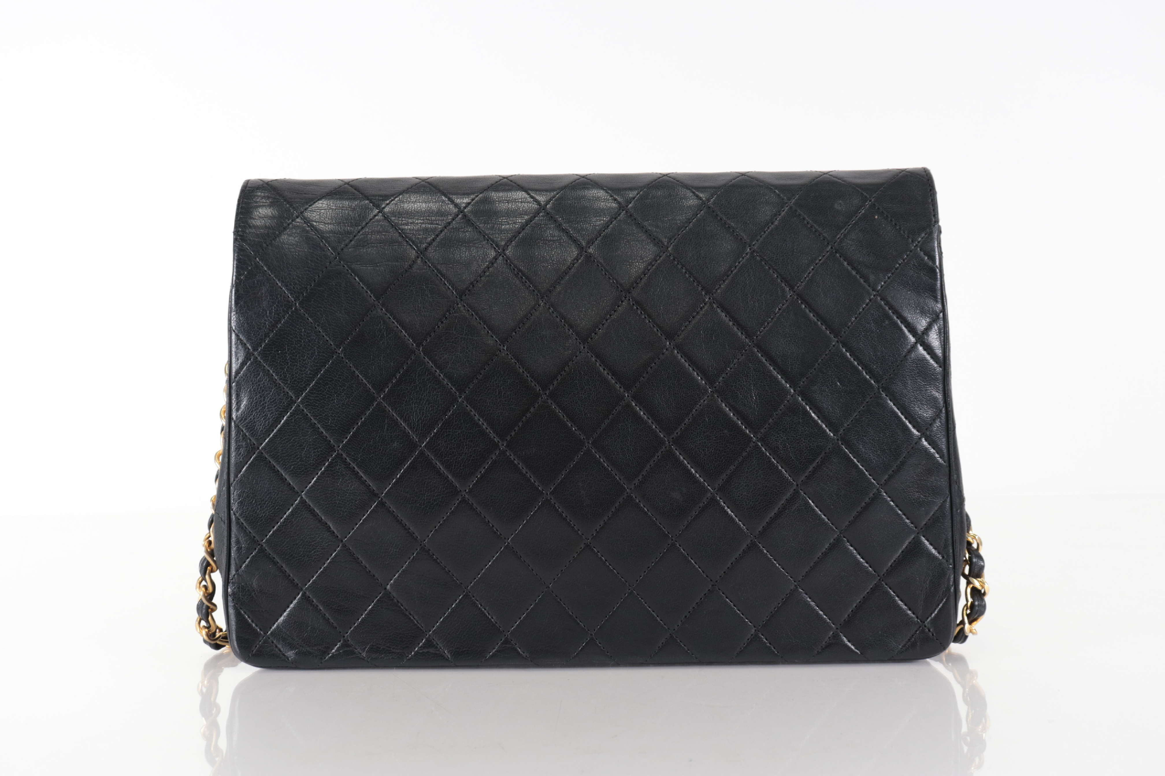 Matelassé Lambskin Chain Shoulder Bag (Series 0) — view 2