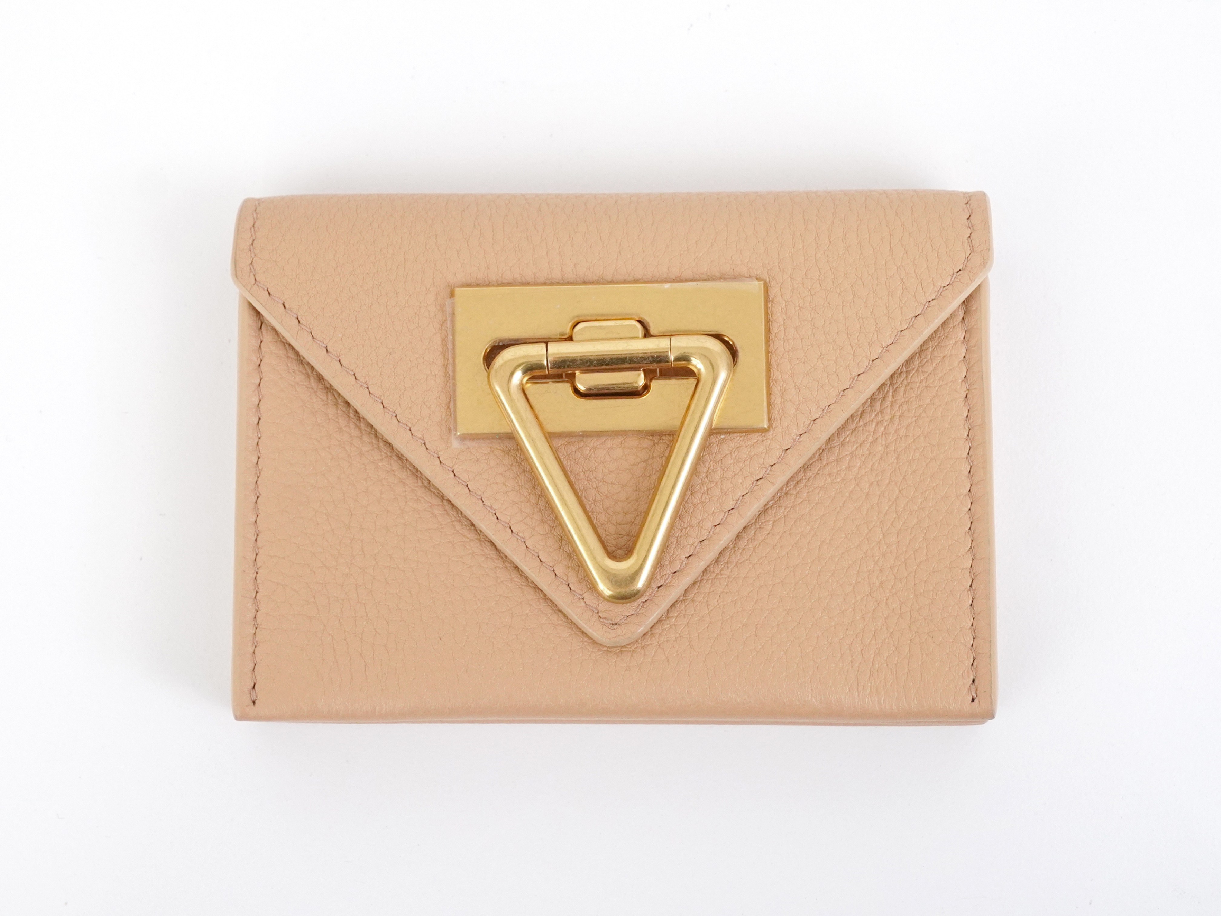Triangle Metal Closure Accordion Coin Case Wallet — view 2