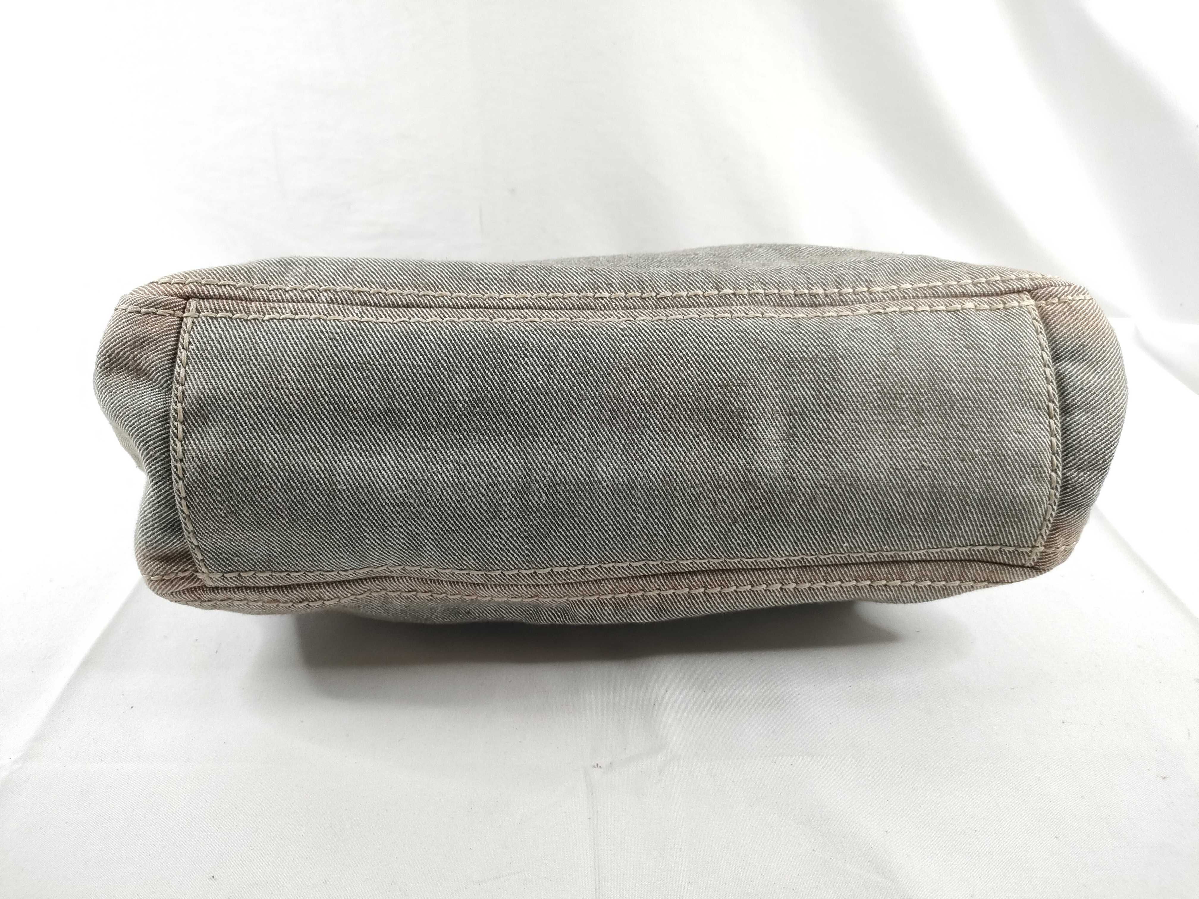 denim chain shoulder bag — view 4