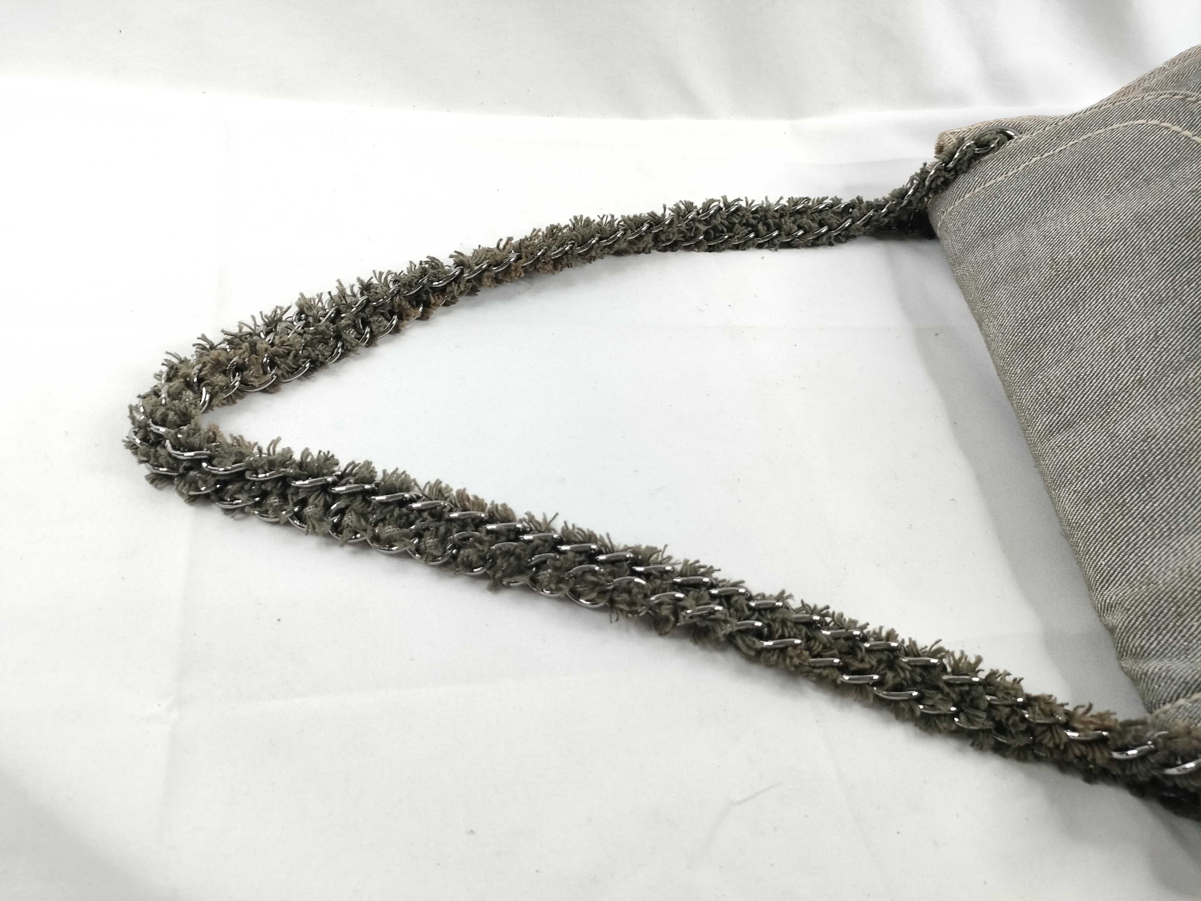 denim chain shoulder bag — view 6