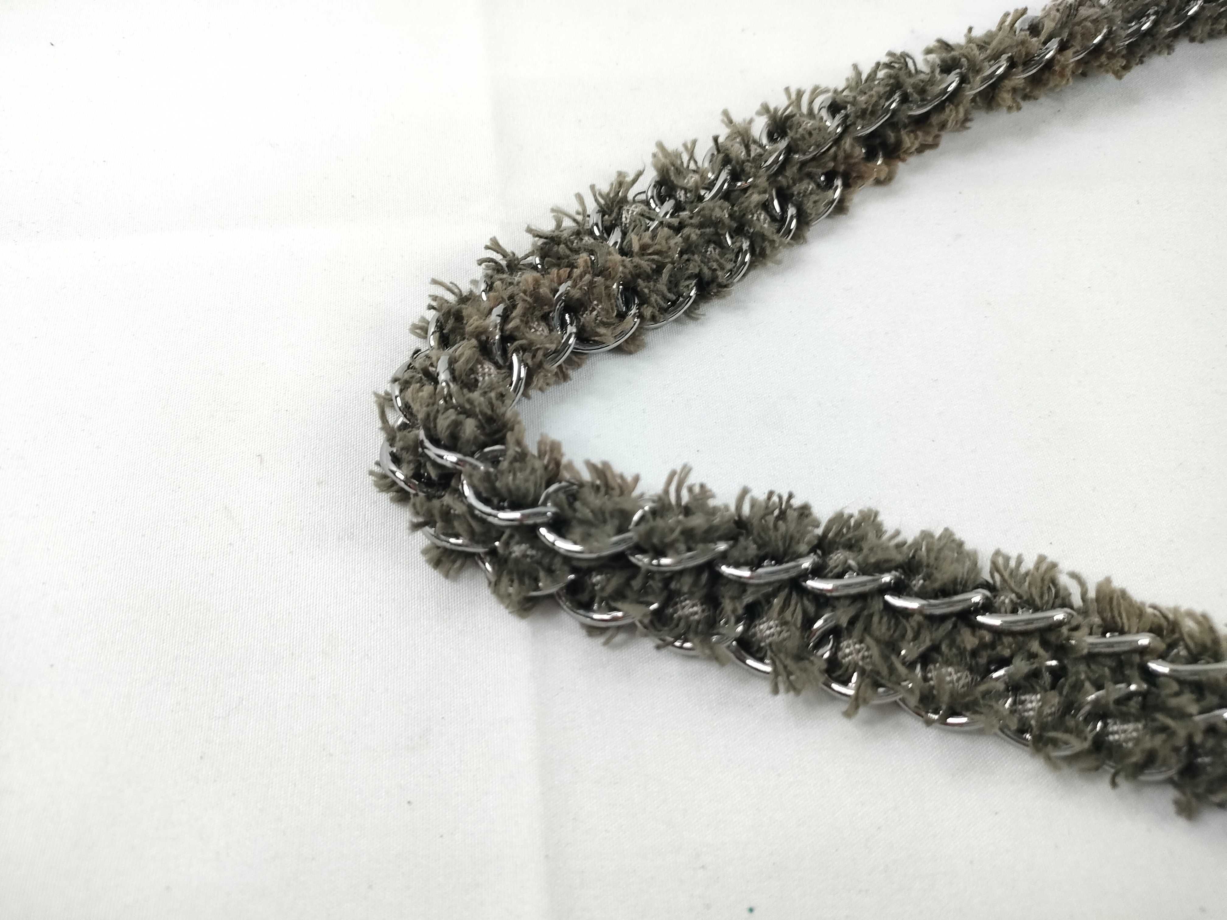 denim chain shoulder bag — view 7