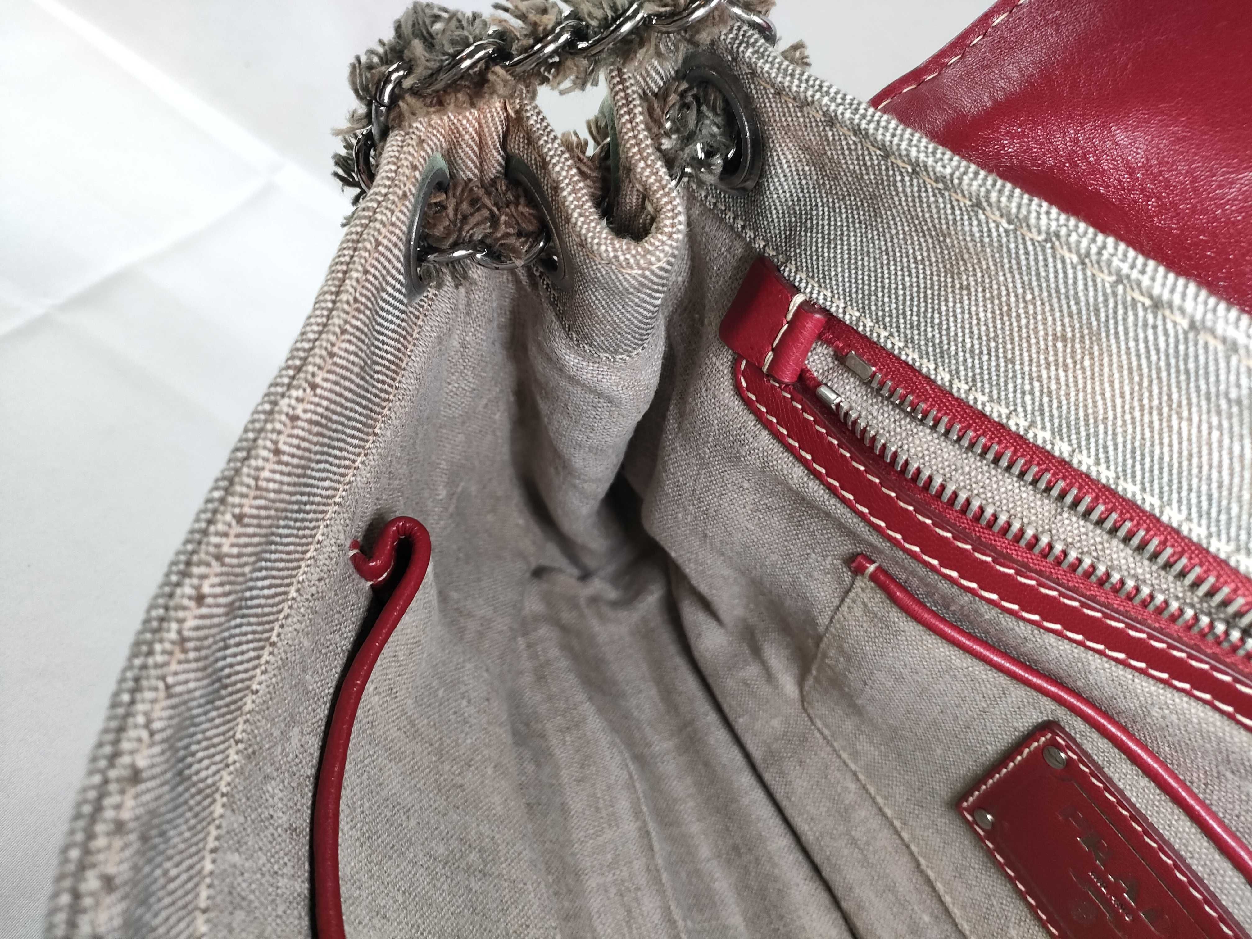 denim chain shoulder bag — view 10