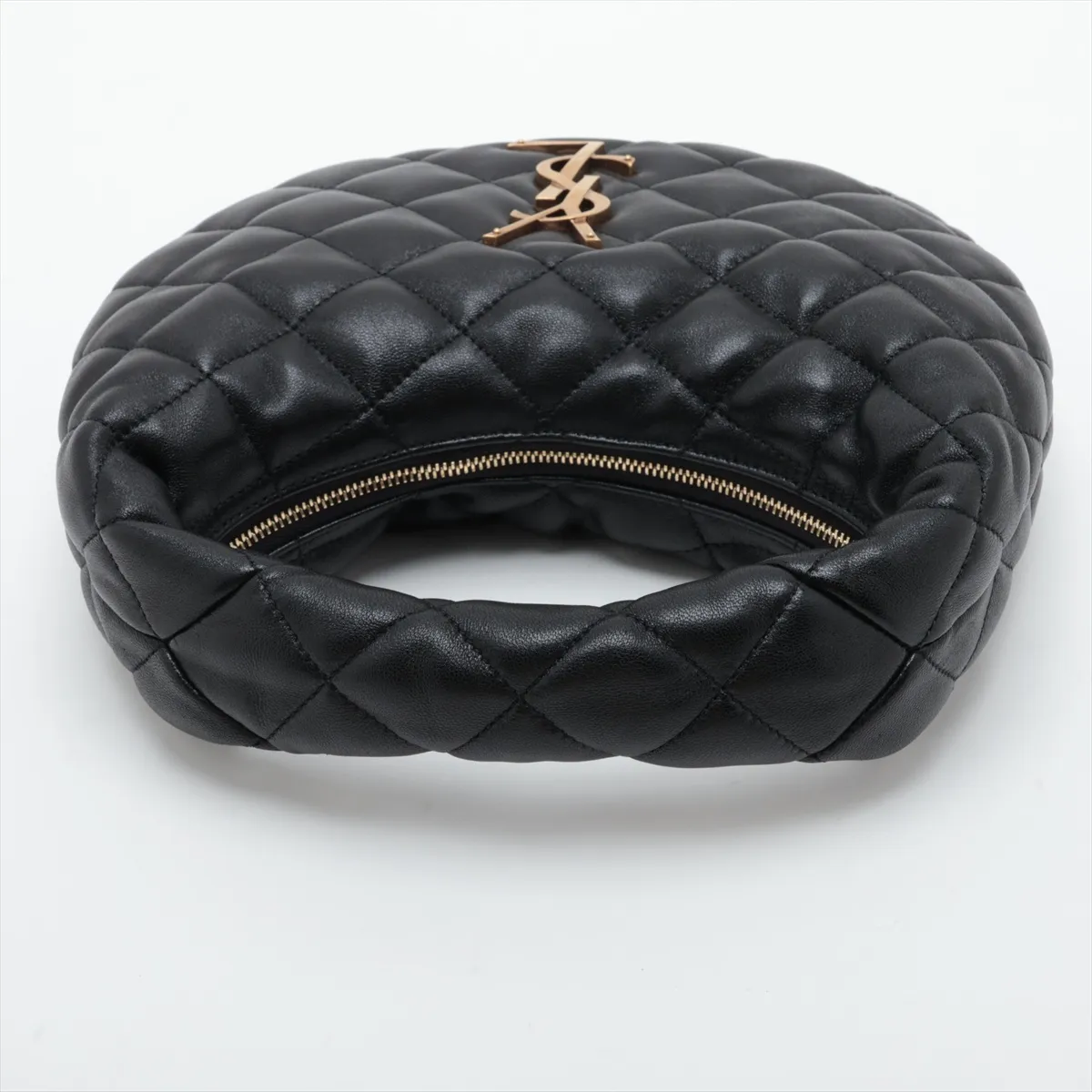 Icarino 851689 Leather Handbag, Black — view 5