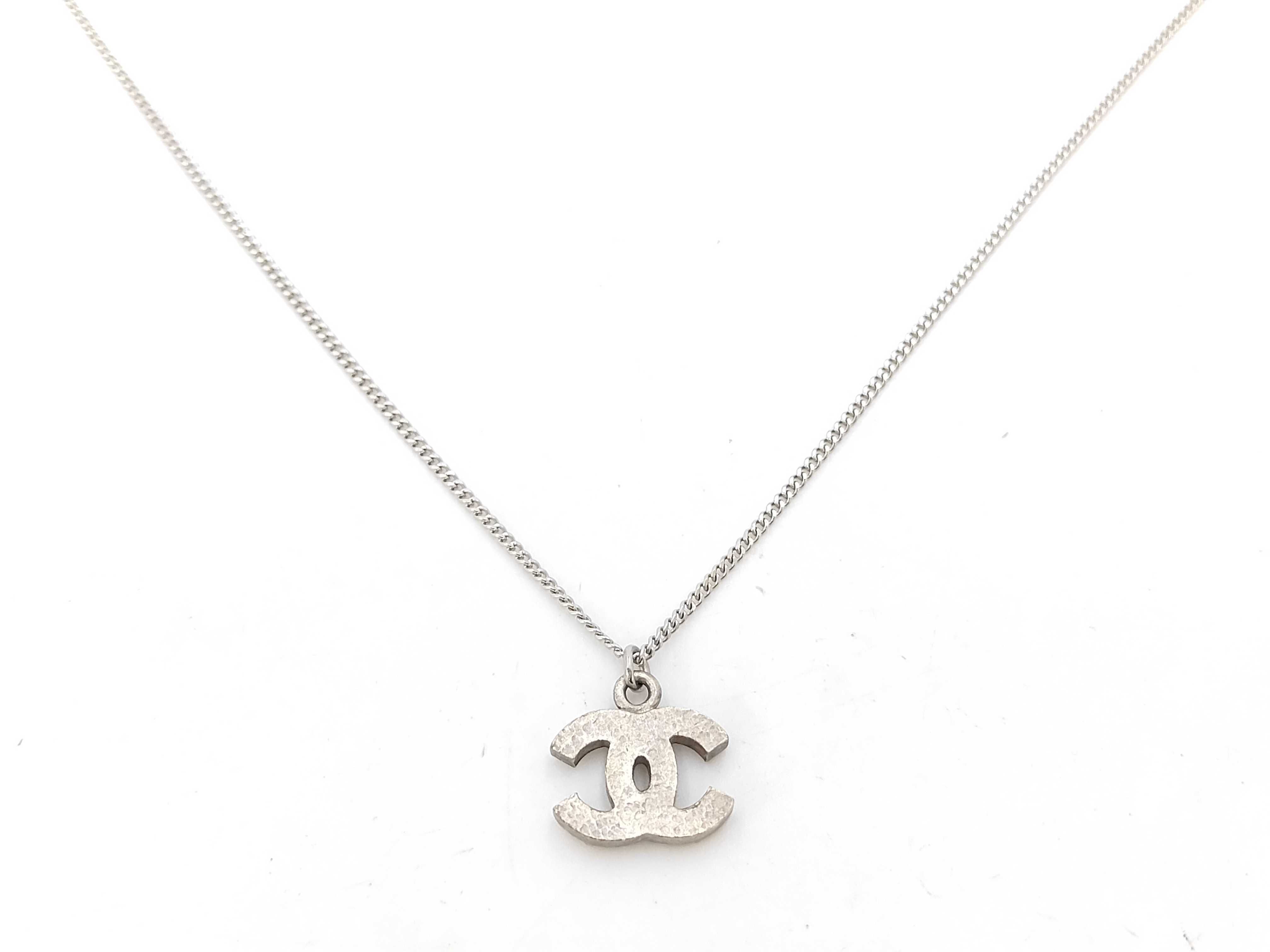 Coco Mark Rhinestone Necklace 06P — view 2