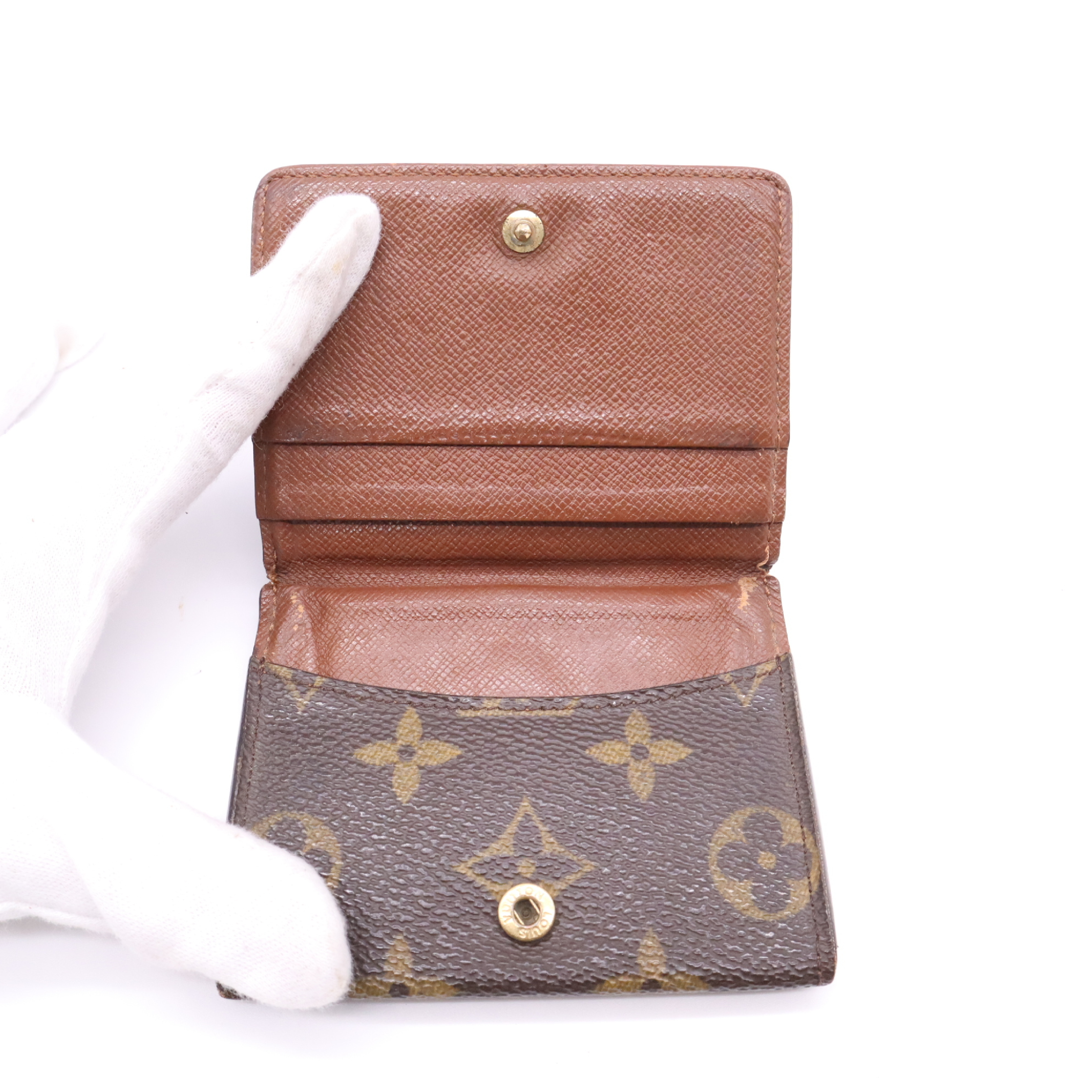 M61652 Monogram Portemonnaie Billet Card Case Wallet — view 8