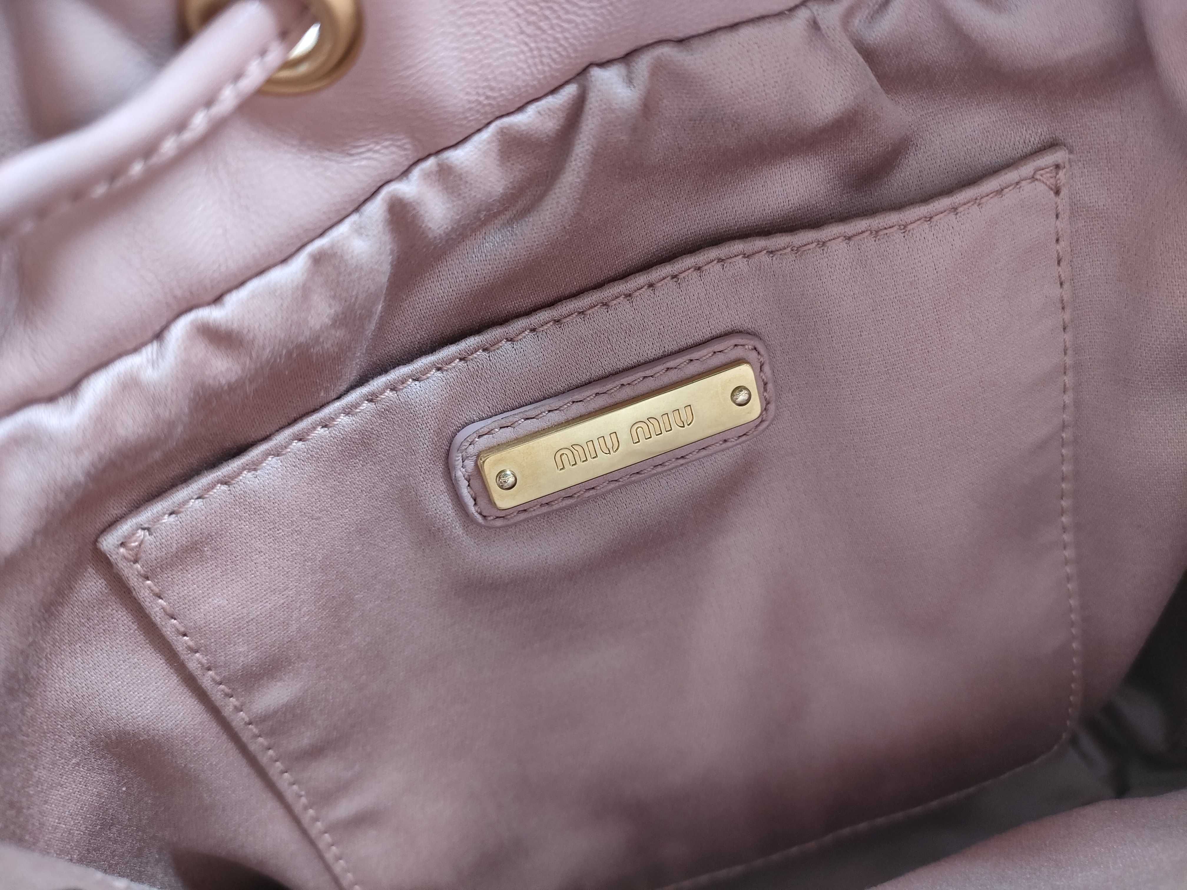 Matelassé Leather Bucket Bag — view 13