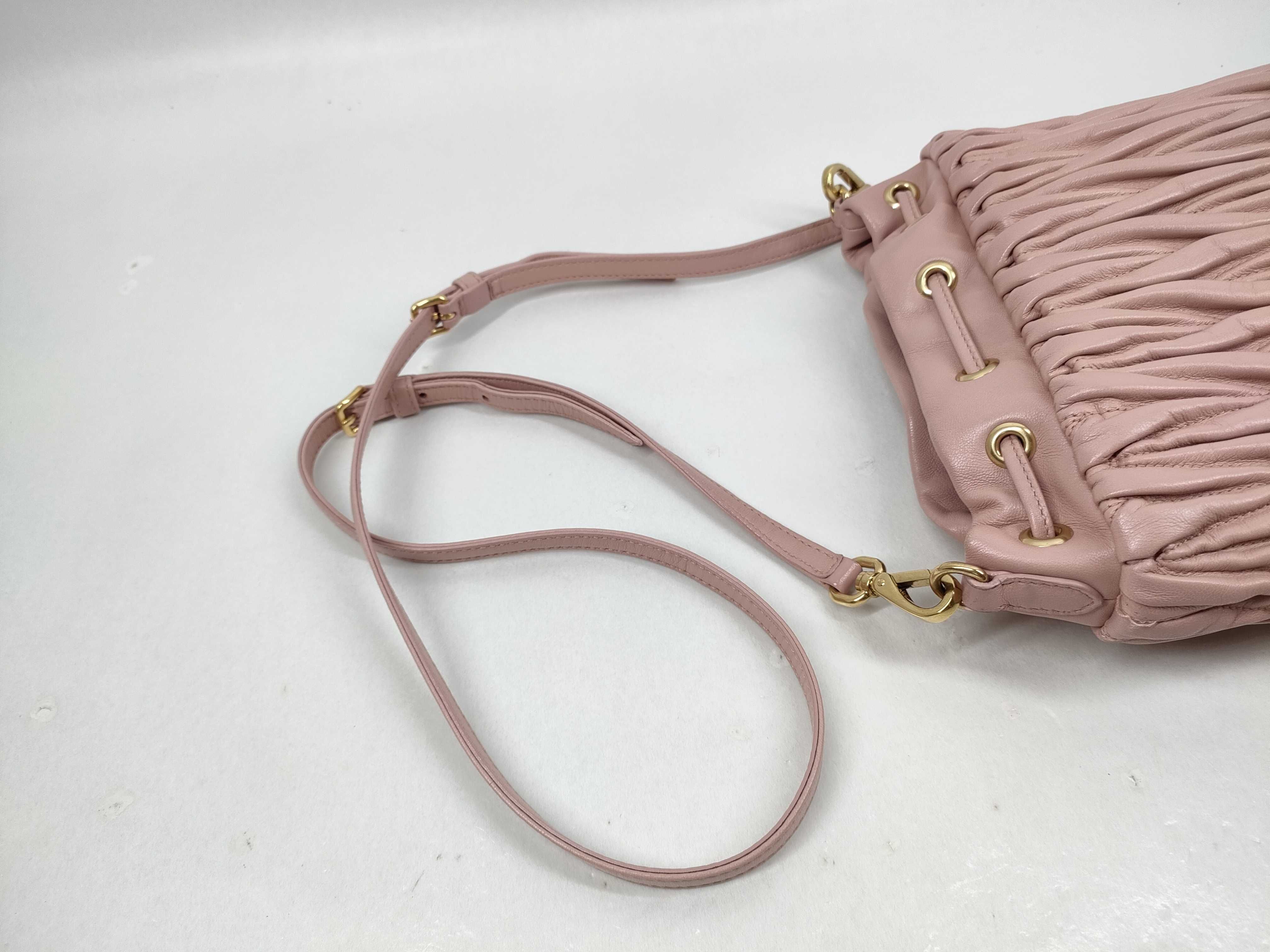 Matelassé Leather Bucket Bag — view 6