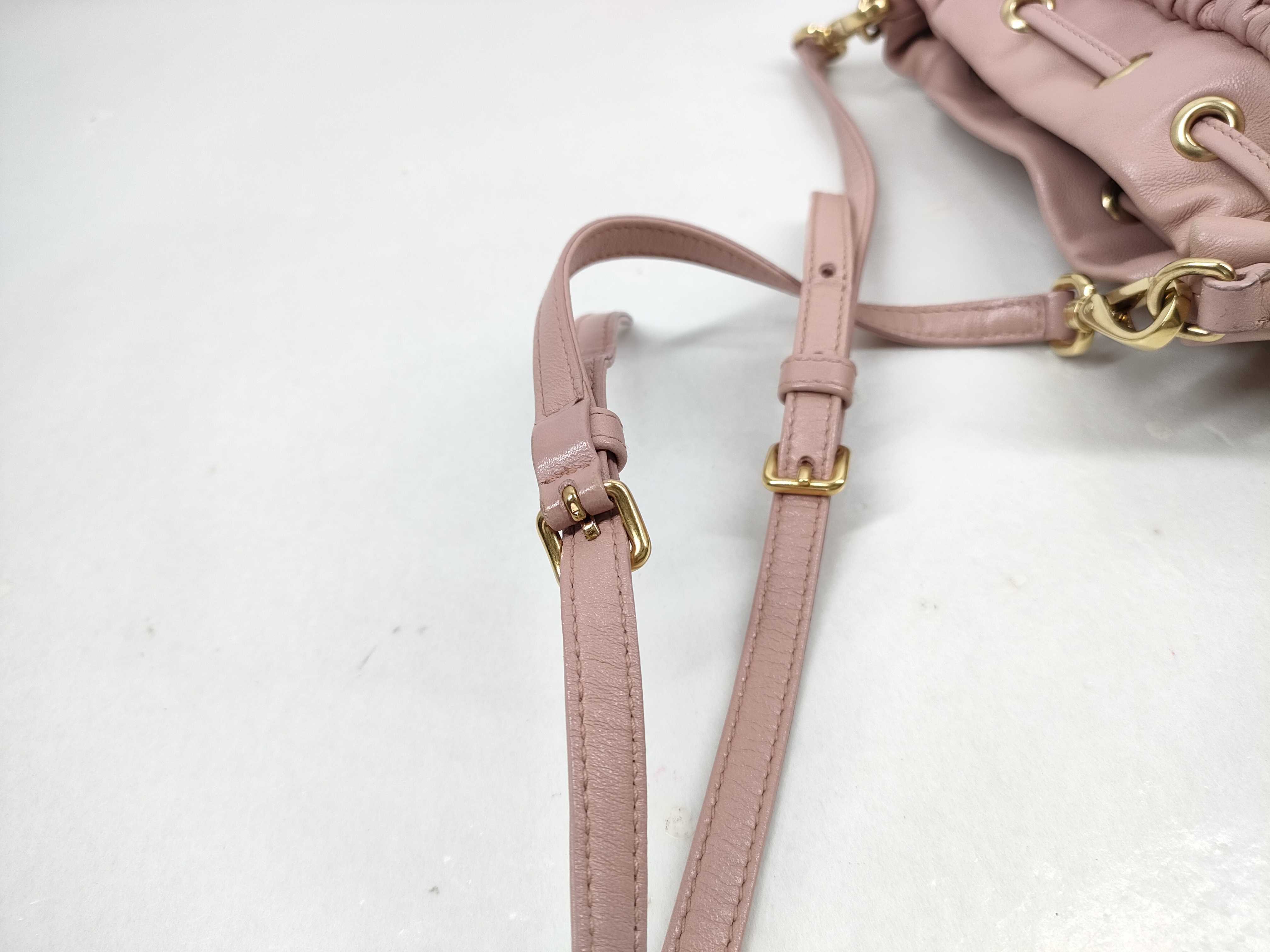 Matelassé Leather Bucket Bag — view 7
