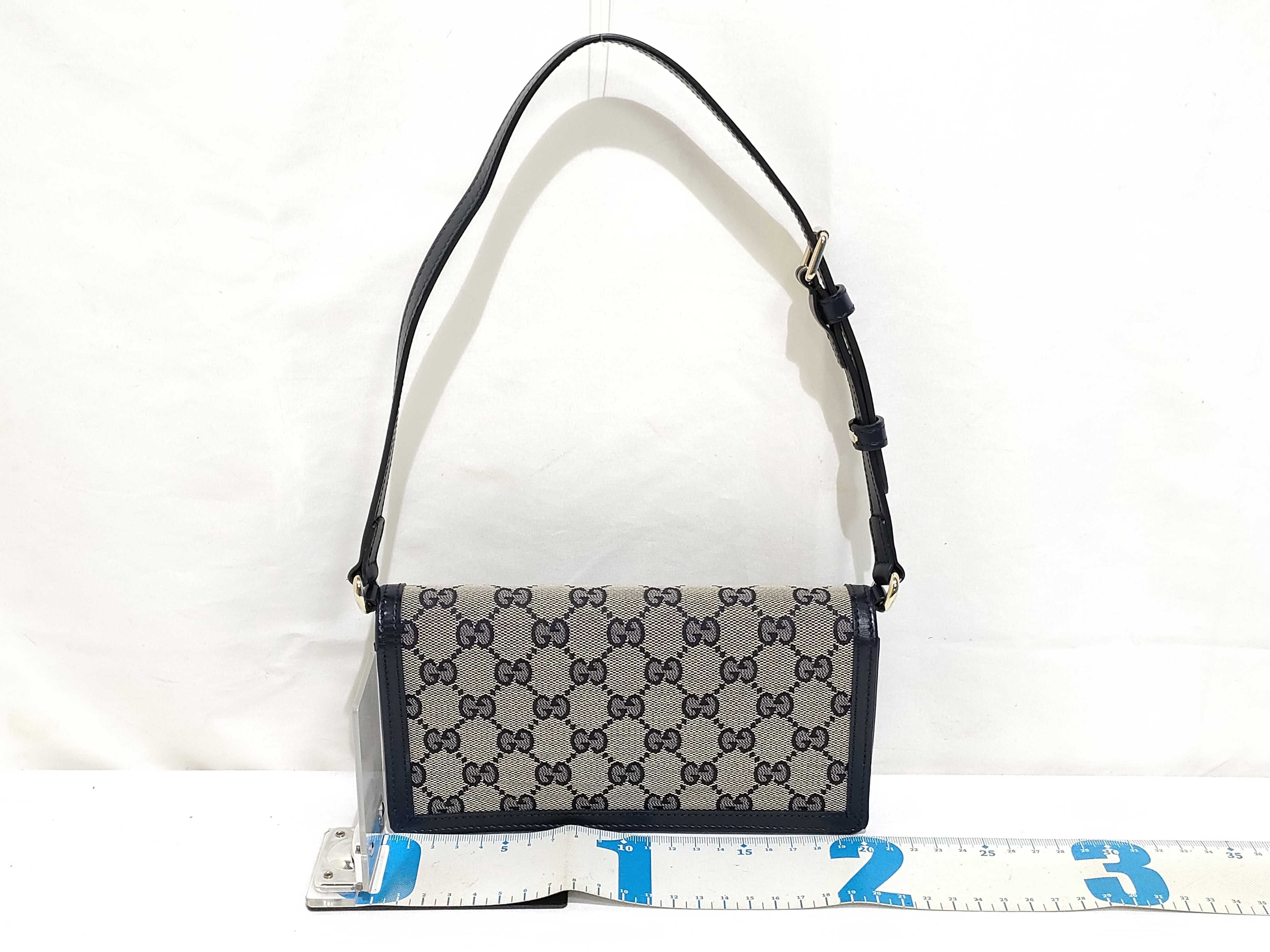 GG Canvas ID- Luce GG 18 Canvas Black Shoulder Bag GHW 790088-2149 Shoulder Bag — view 2