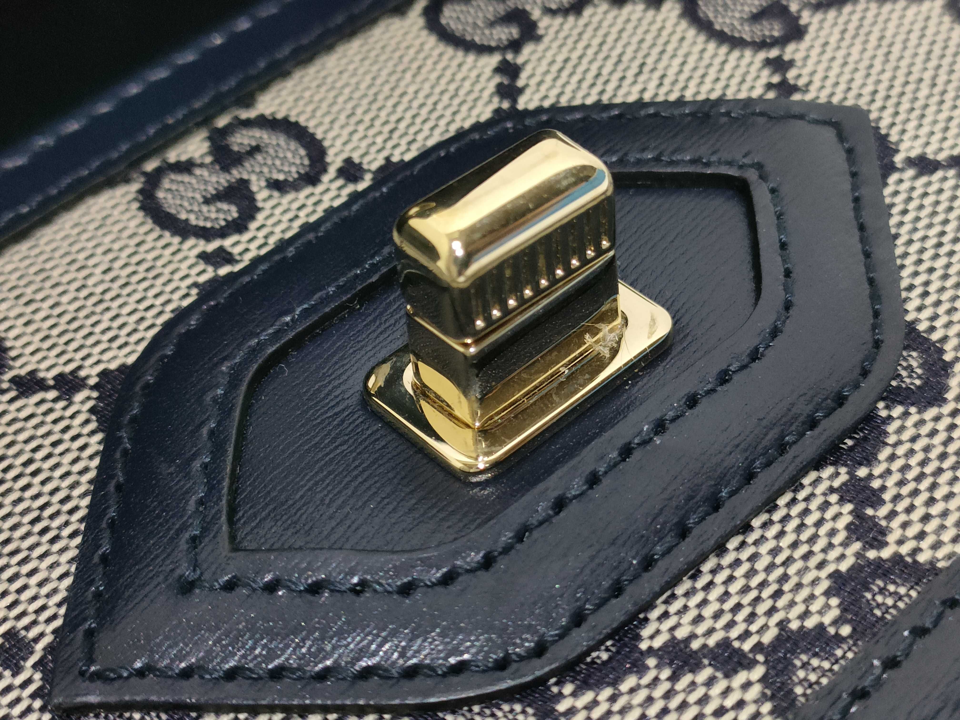 GG Canvas ID- Luce GG 18 Canvas Black Shoulder Bag GHW 790088-2149 Shoulder Bag — view 12