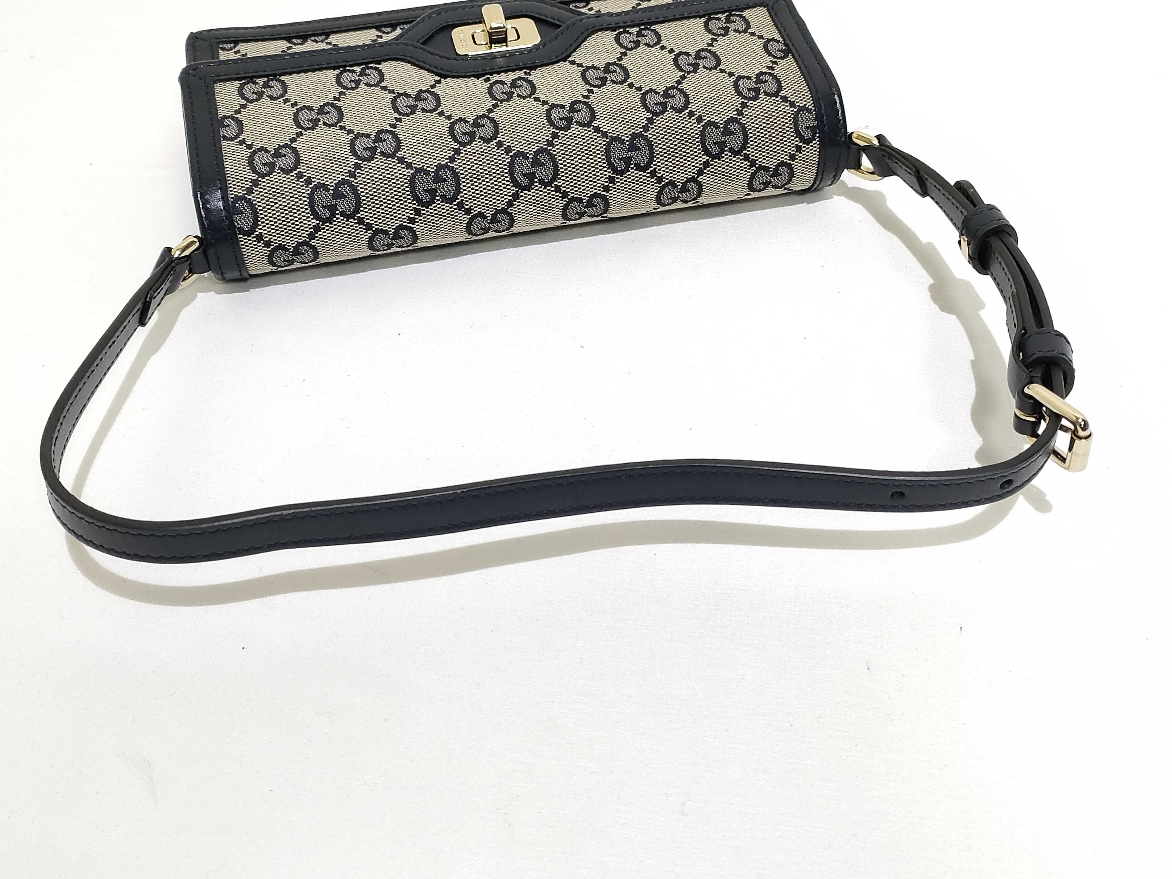 GG Canvas ID- Luce GG 18 Canvas Black Shoulder Bag GHW 790088-2149 Shoulder Bag — view 3