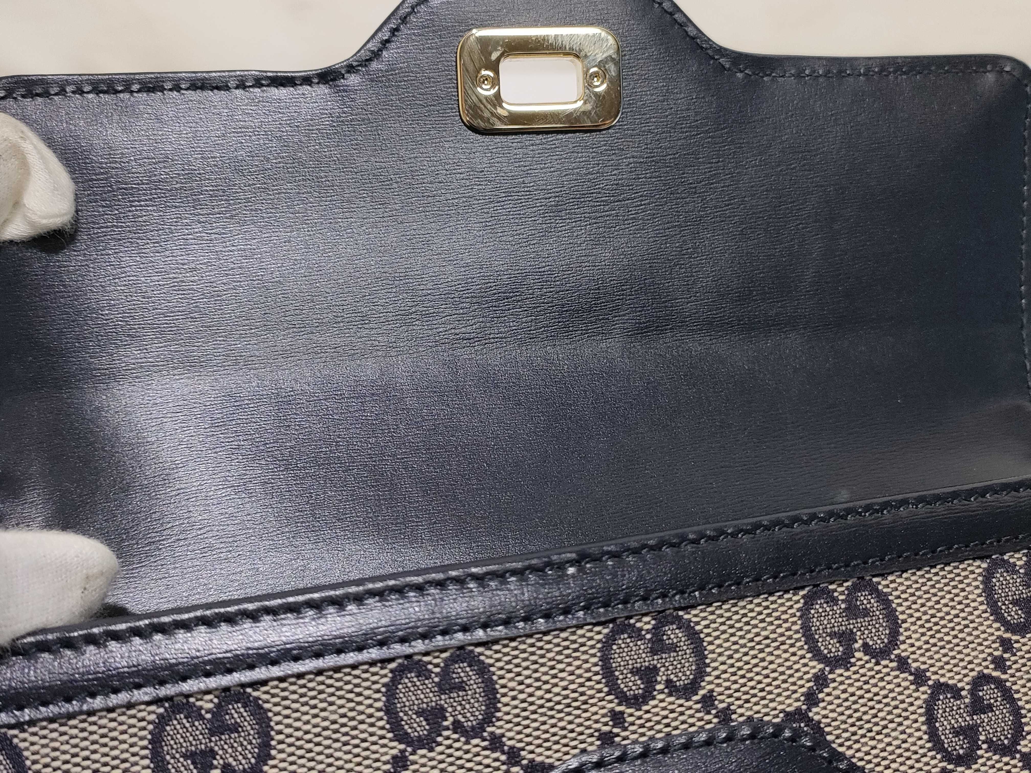 GG Canvas ID- Luce GG 18 Canvas Black Shoulder Bag GHW 790088-2149 Shoulder Bag — view 10