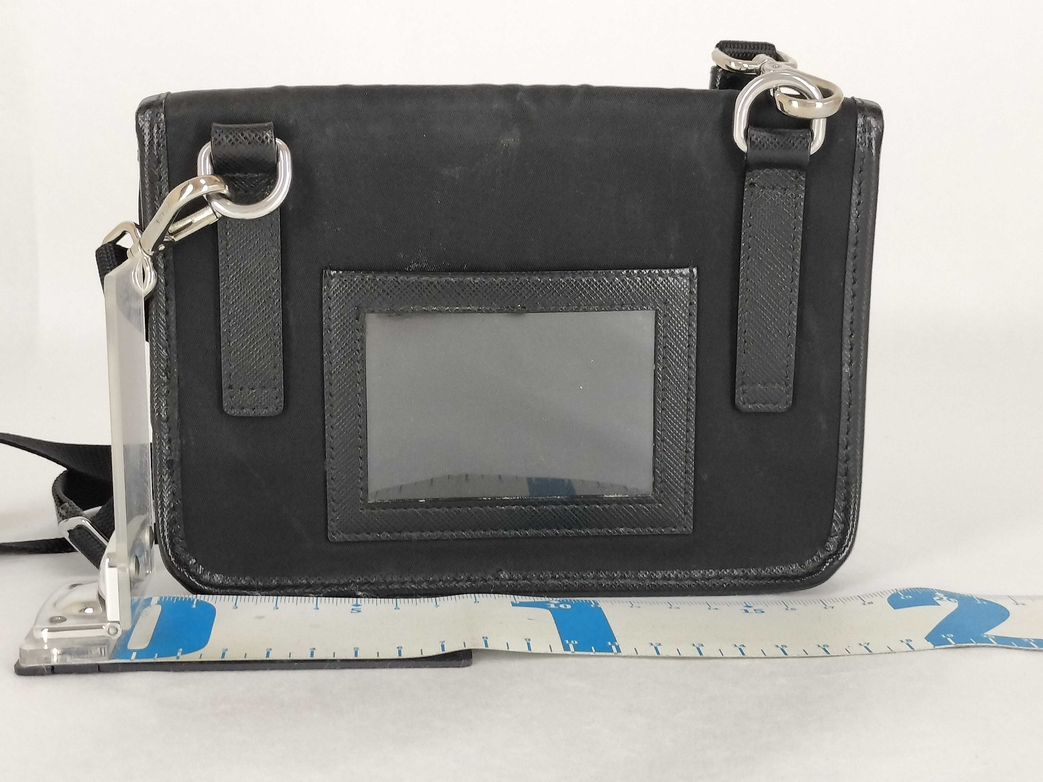Nylon Prada Pocono Shoulder Bag, Black — view 2
