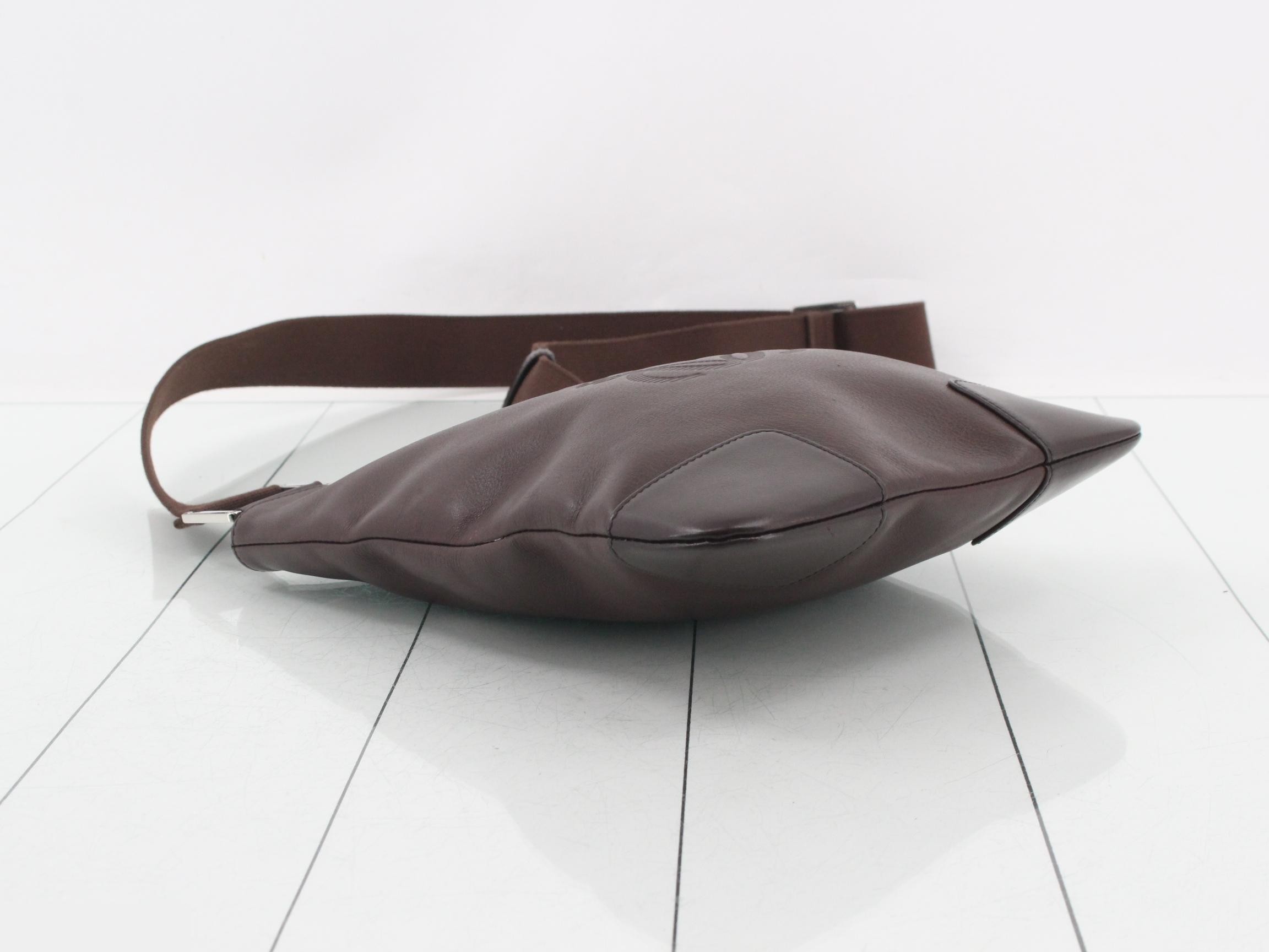 Anagram Shoulder Bag, Leather — view 5