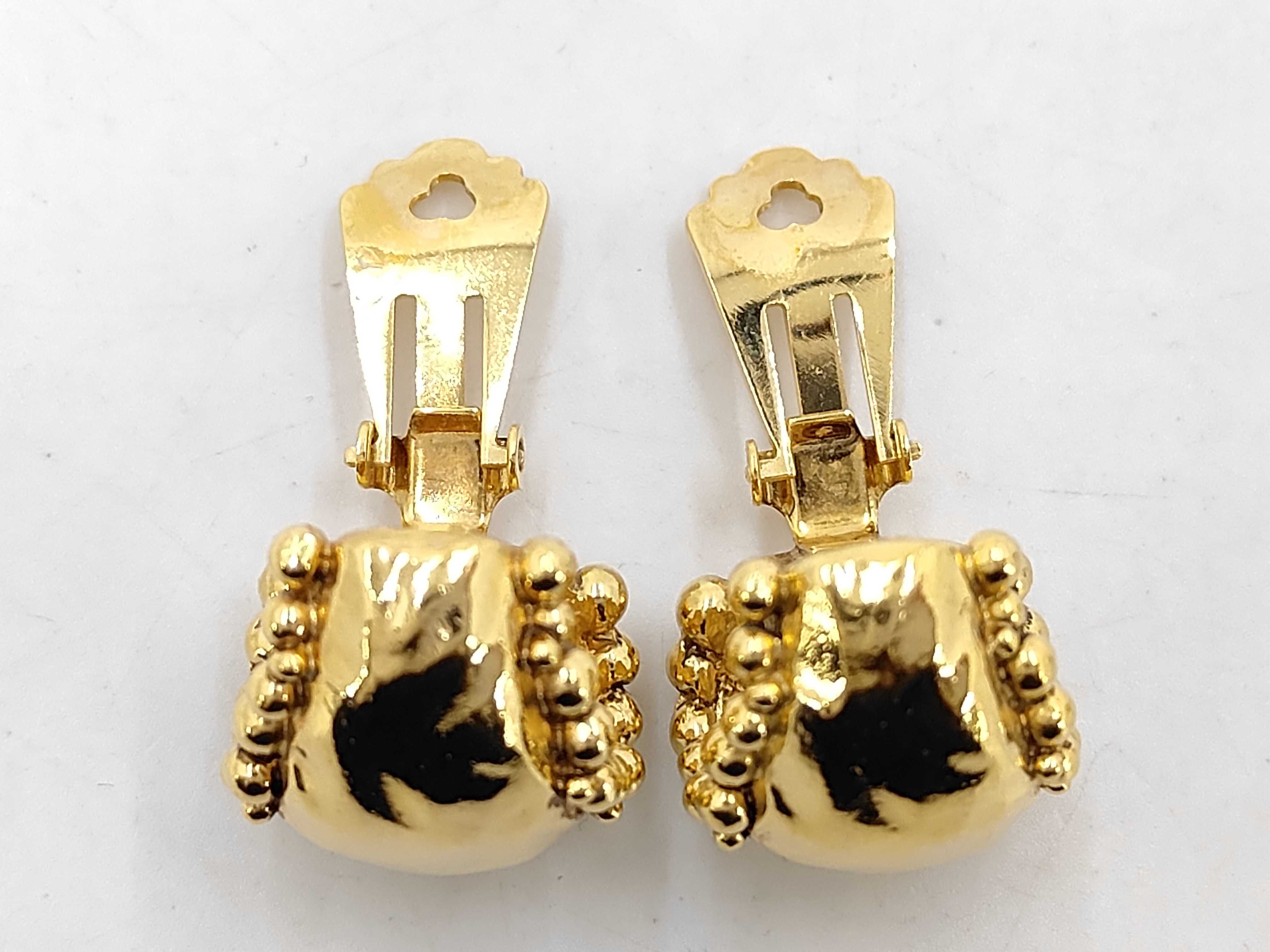 Dome Gold YG Earrings — view 4