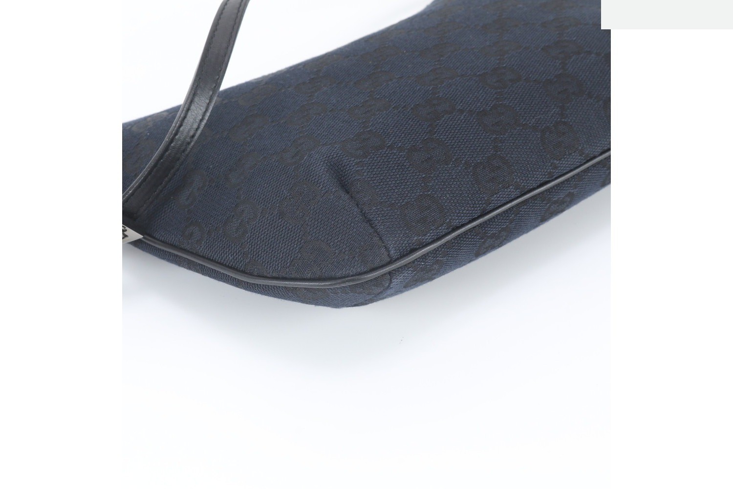 GG Canvas Leather Shoulder Bag — view 4