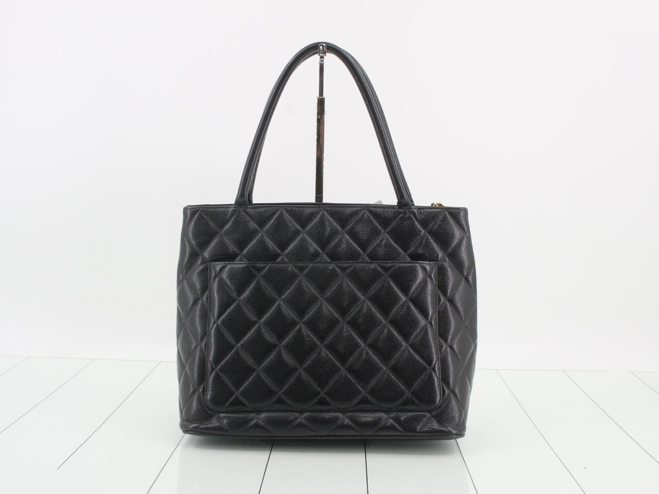 Reissue Tote Bag - Caviar Skin — view 2