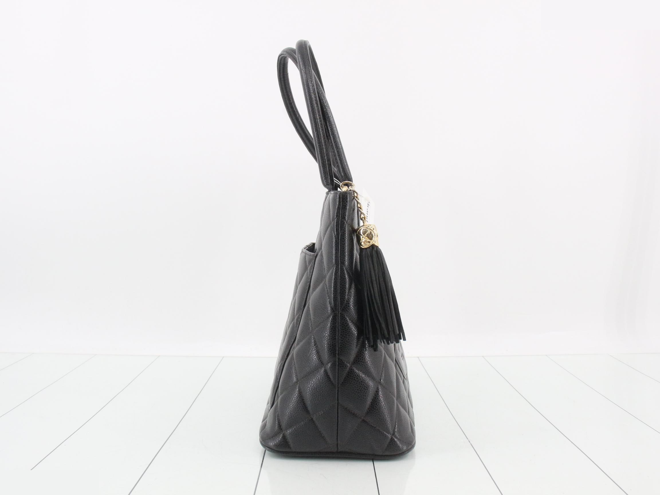 Reissue Tote Bag - Caviar Skin — view 4