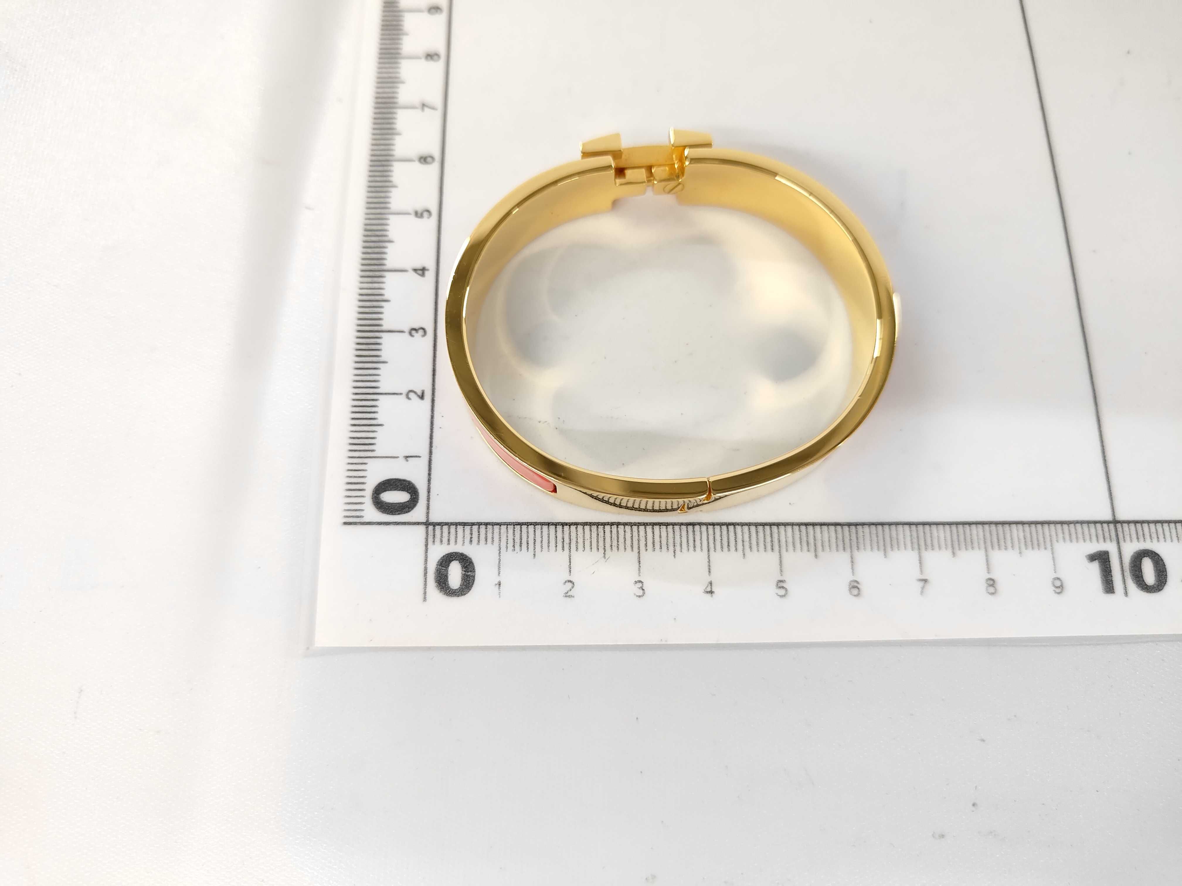 Red GP Hardware Click H Bracelet/Bangle — view 7
