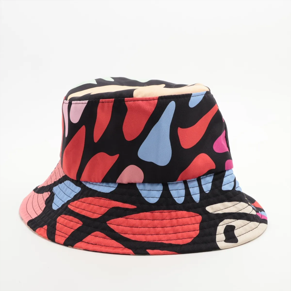 Coco Mark Hat, Size M, Silk, Multicolor, — view 3
