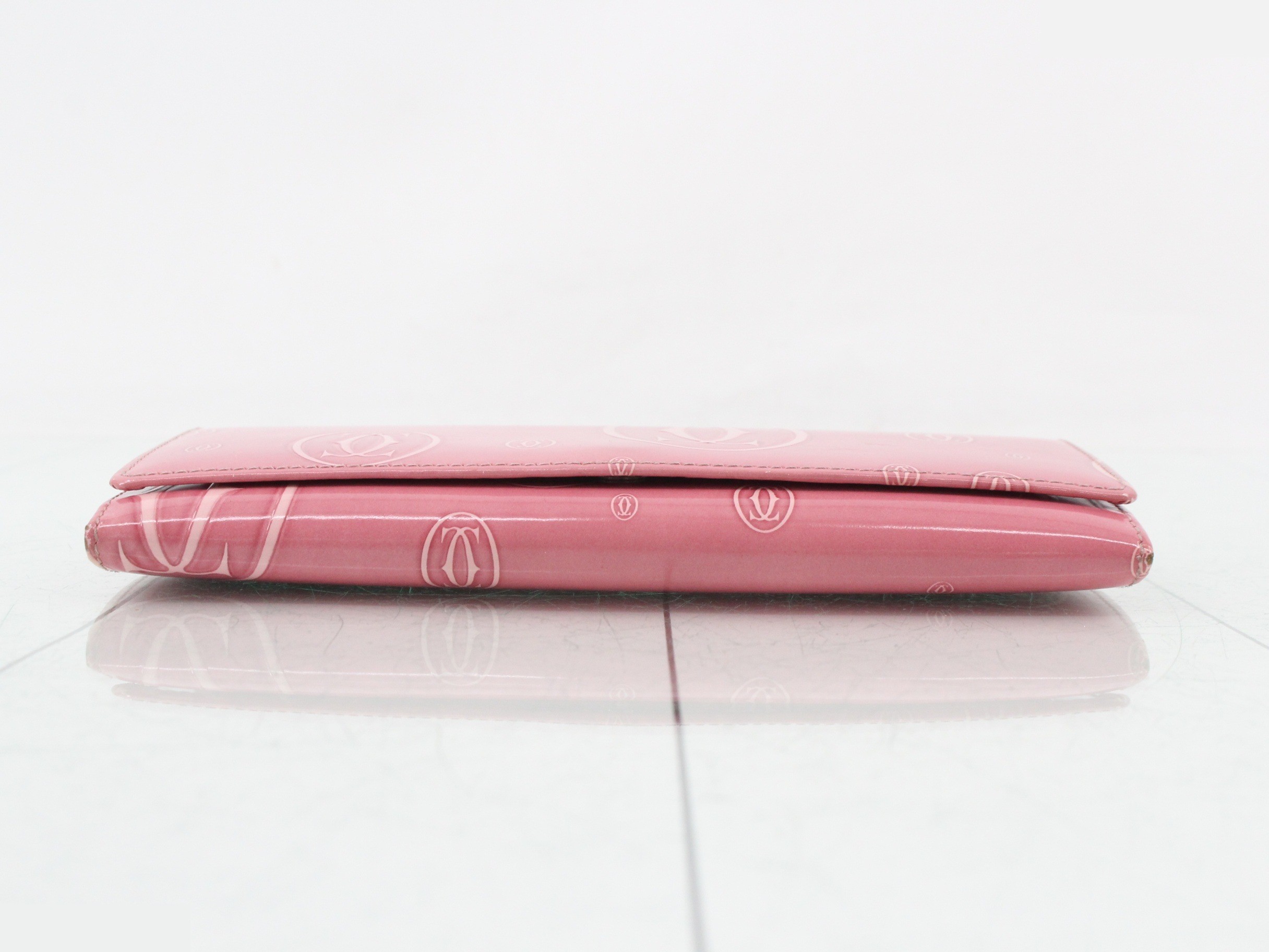 Happy Birthday Enamel Bi-fold Long Wallet (Pink) — view 5
