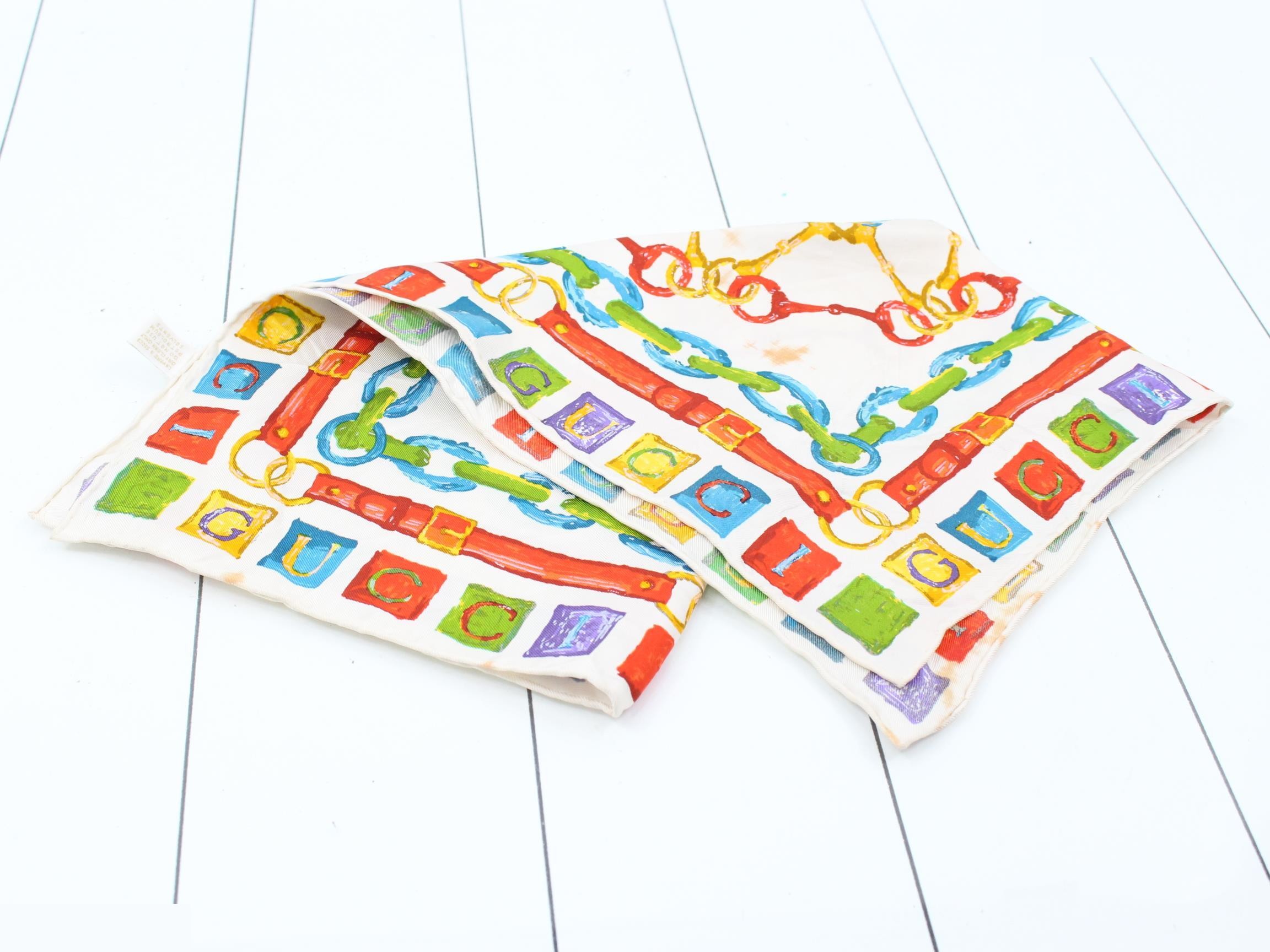 scarf with tags — view 3