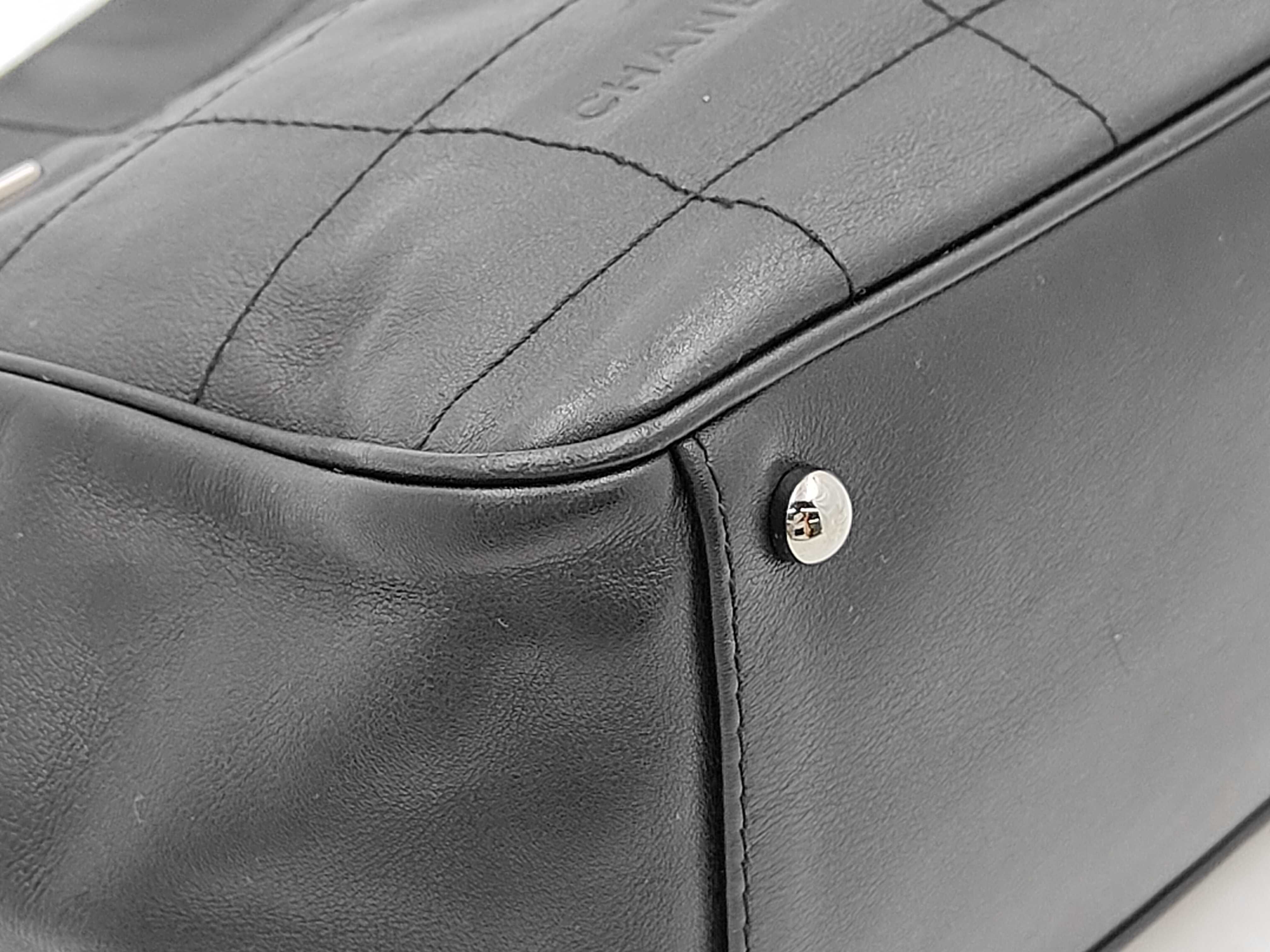 Chocolate Bar Leather Tote Bag — view 6