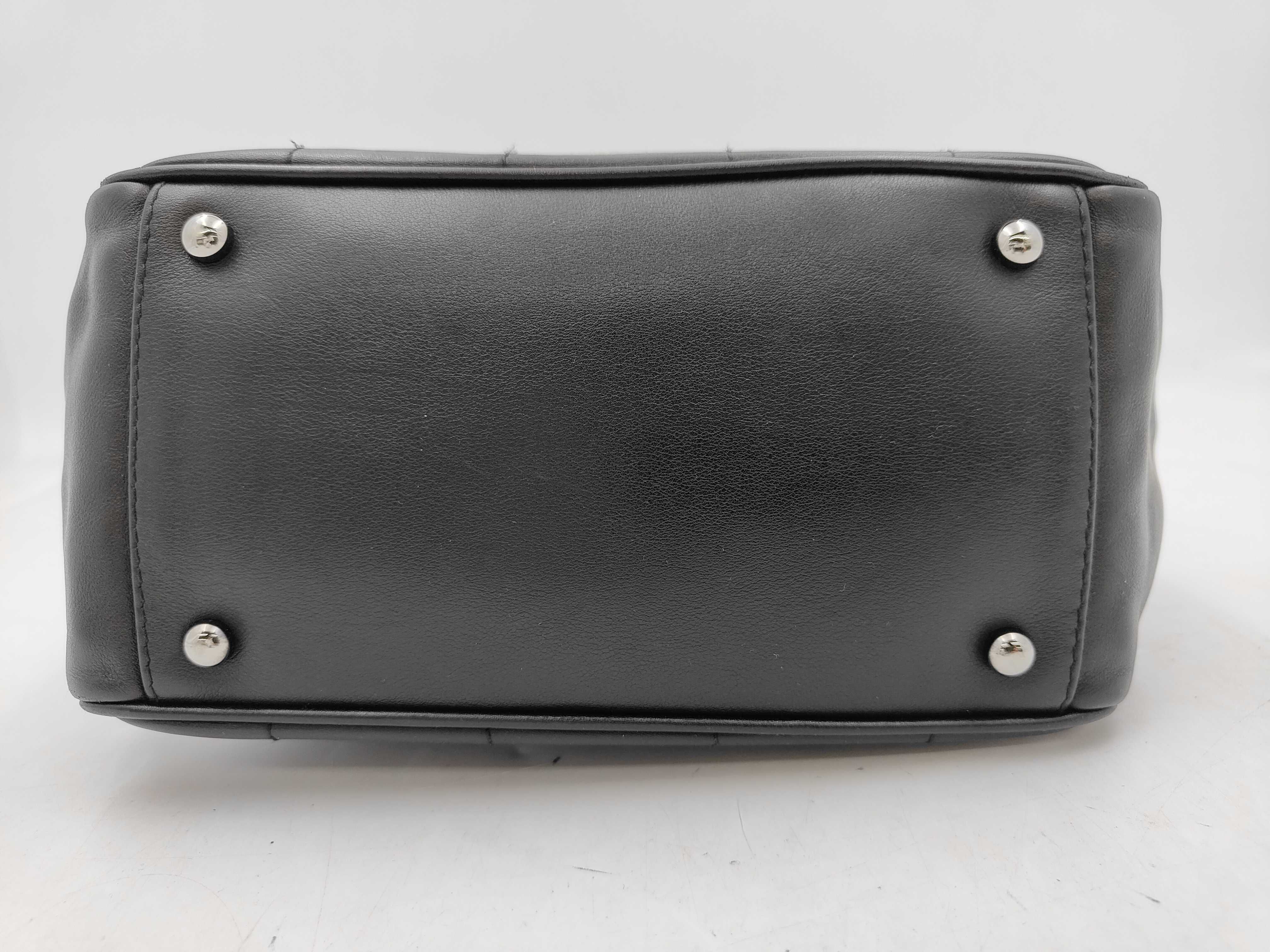 Chocolate Bar Leather Tote Bag — view 7