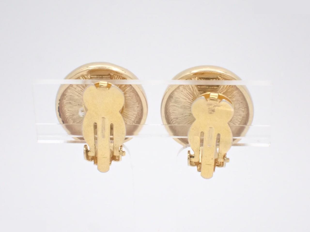 Earrings with YSL logo — view 2
