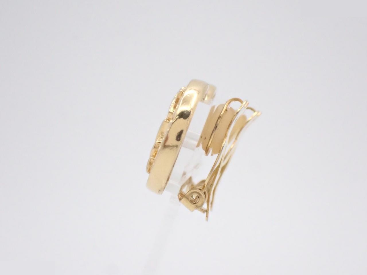 Earrings with YSL logo — view 3