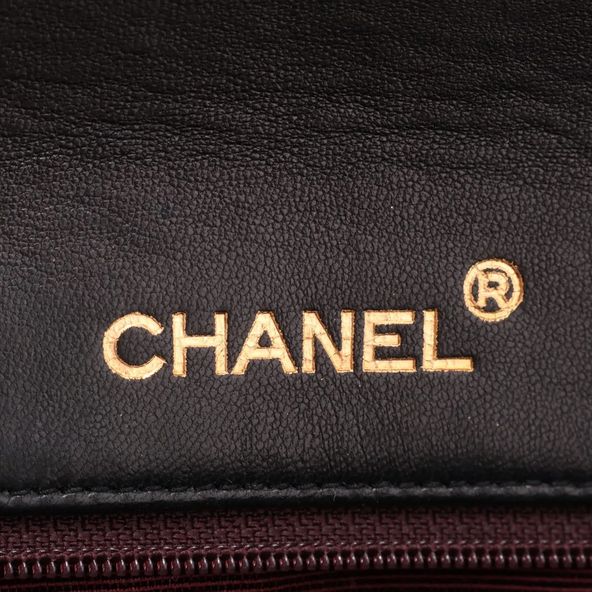 Matelassé Lambskin Single Flap Single Chain Bag, Black with Gold Hardware, Item No. 1383346 (Serial Number 1) — view 10